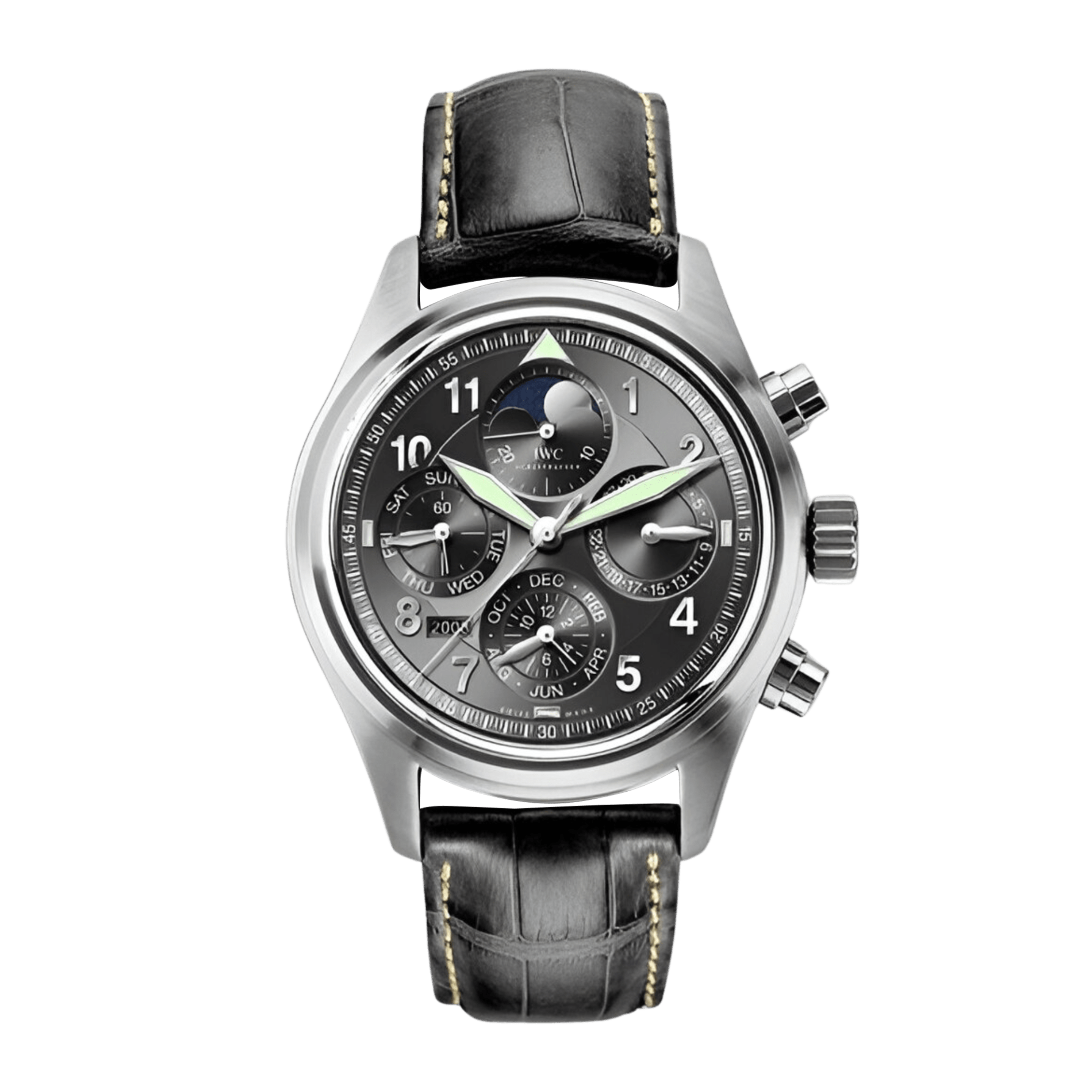 Pilot Chronograph Perpetual Calendar Spitfire Steel Black Dial 42mm Product Image
