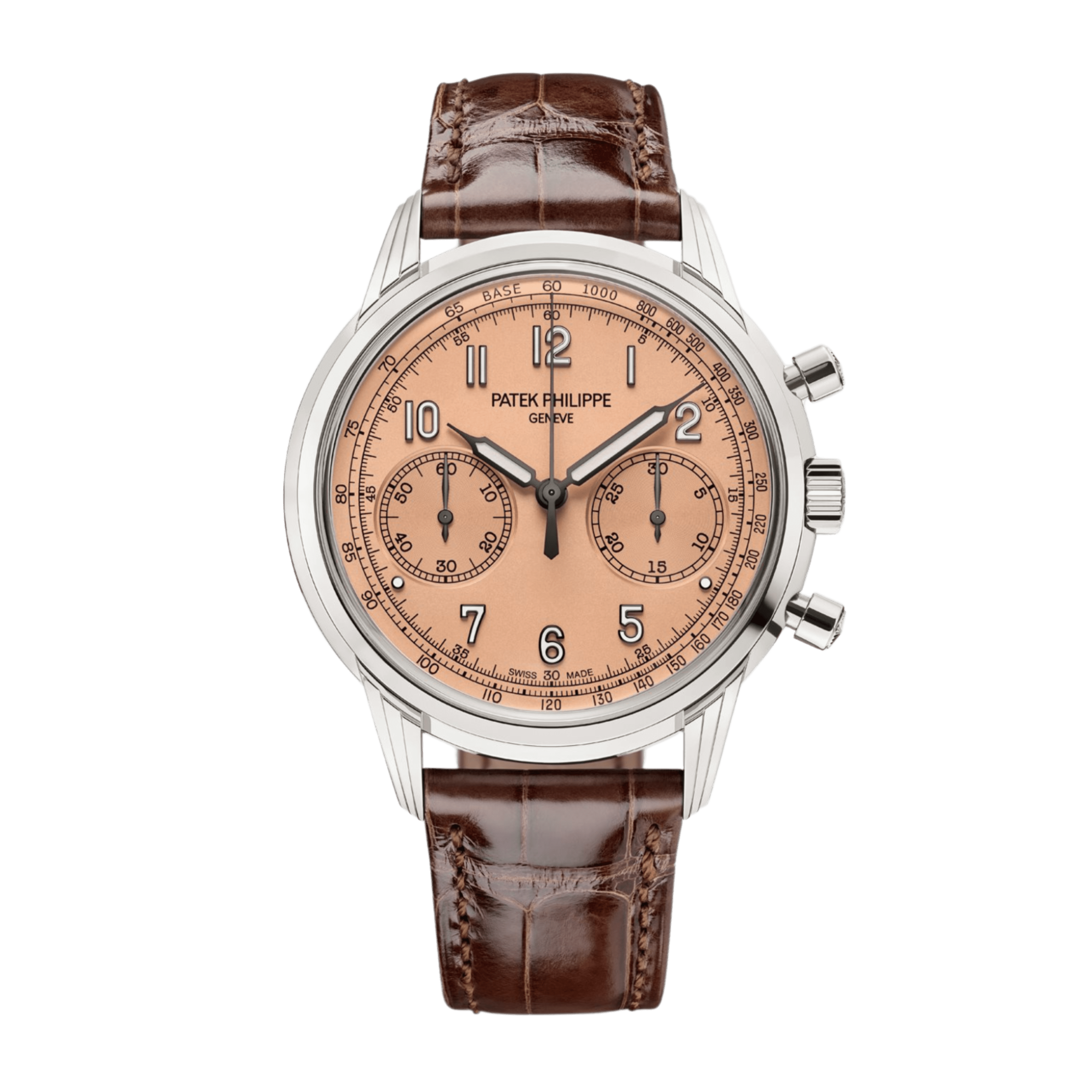 Patek Philippe Complications Chronograph White Gold Salmon Dial