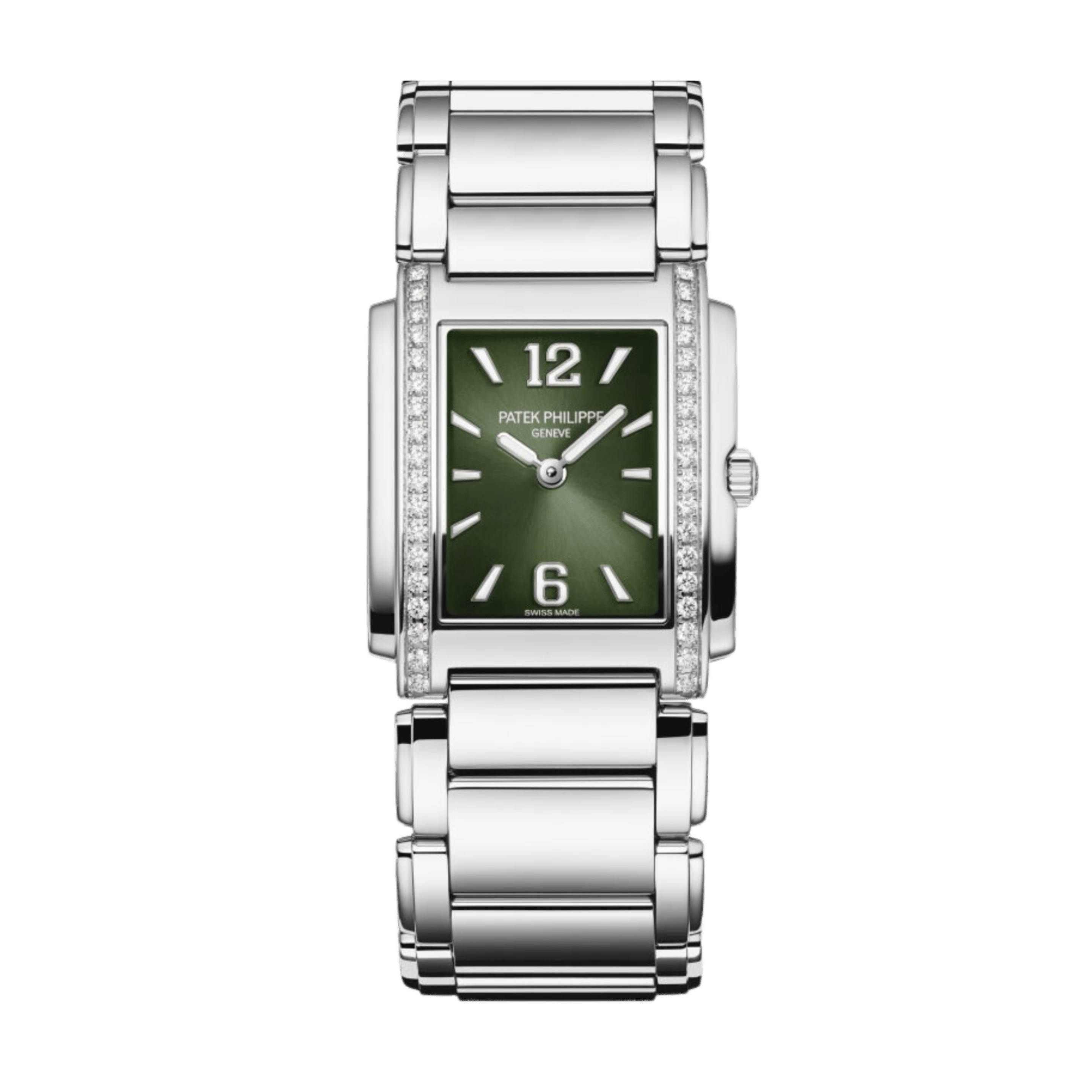 Twenty~4 Manchette Steel Diamond Green Dial 25mm Product Image