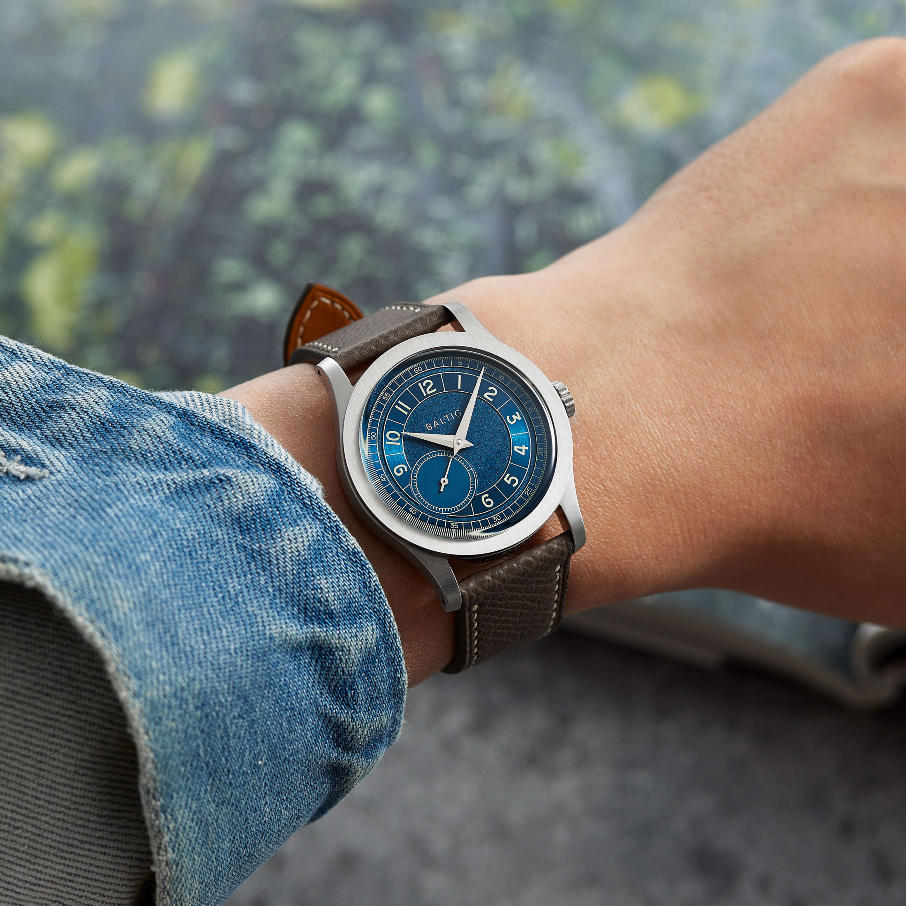Baltic MR01 Baltic x A Collected Man Blue Roulette 36mm Baltic x A
