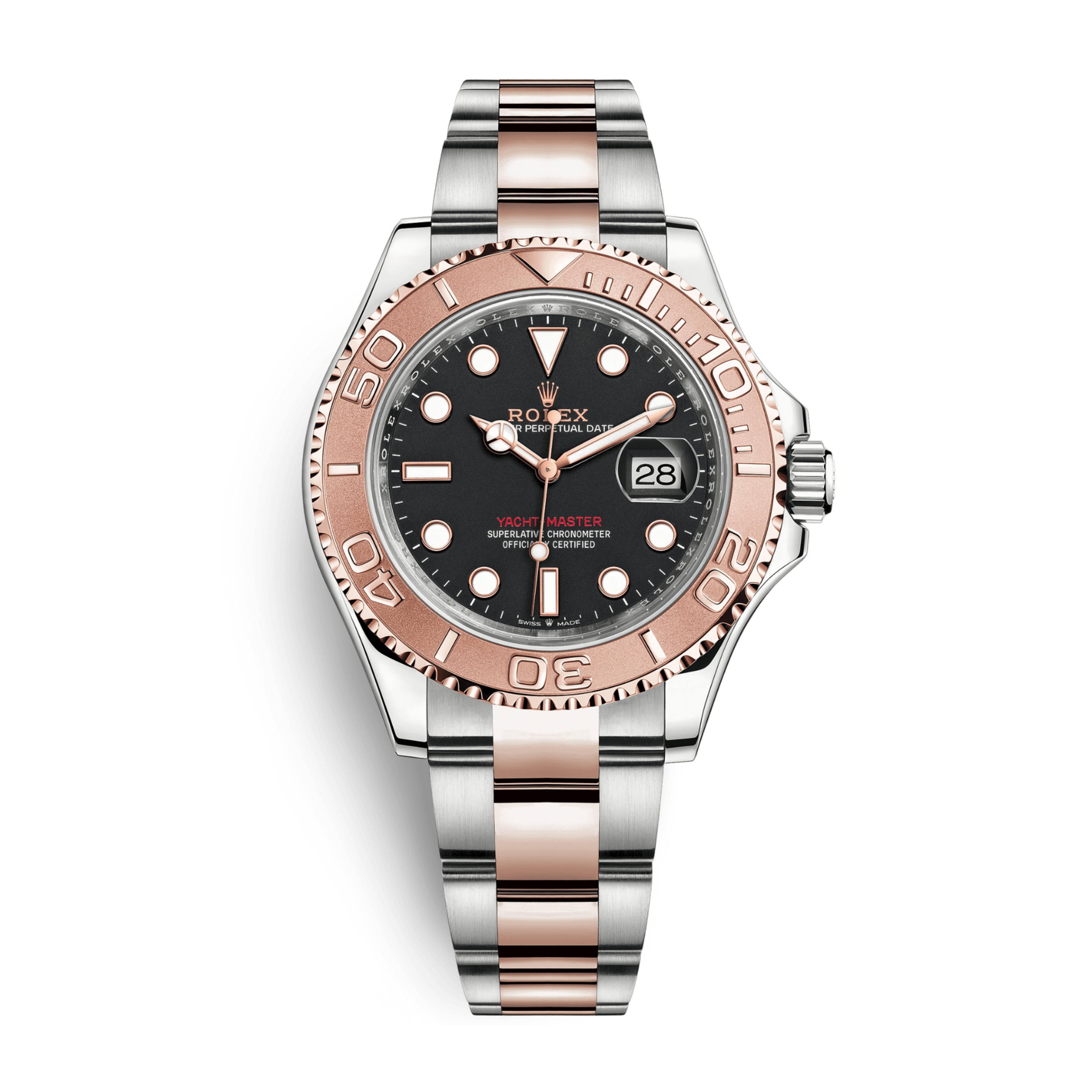 Yacht-Master Rose Gold & Steel Black Dial 40mm Product Image