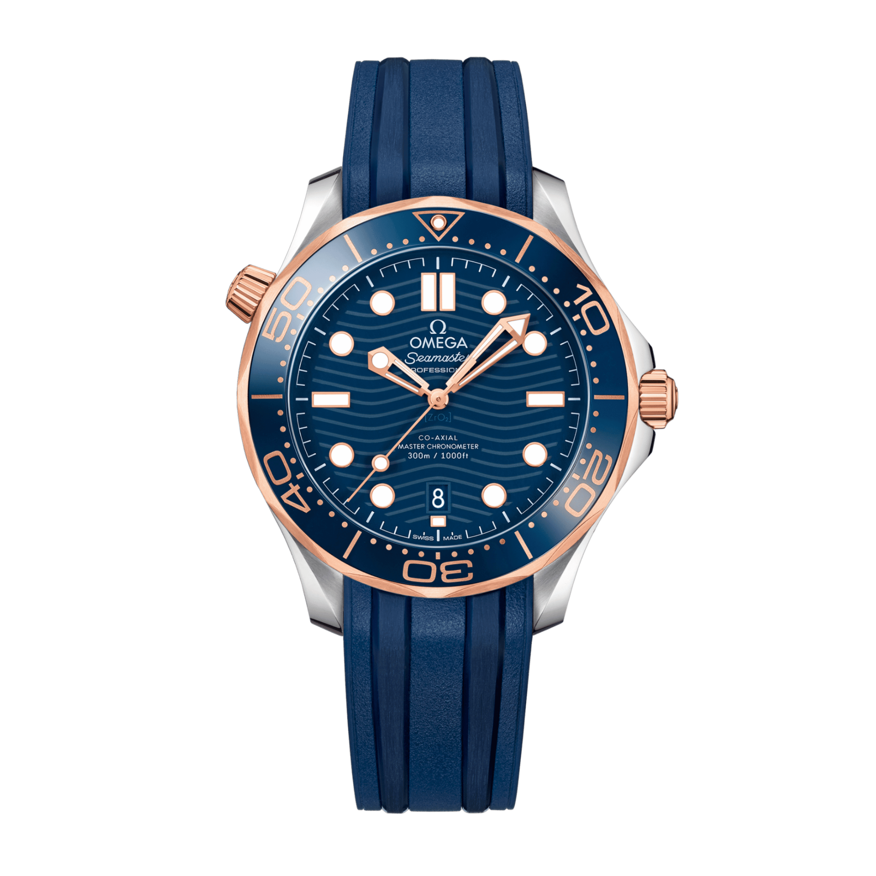 Seamaster Diver 300m Rose Gold & Steel Blue Dial 42mm Product Image