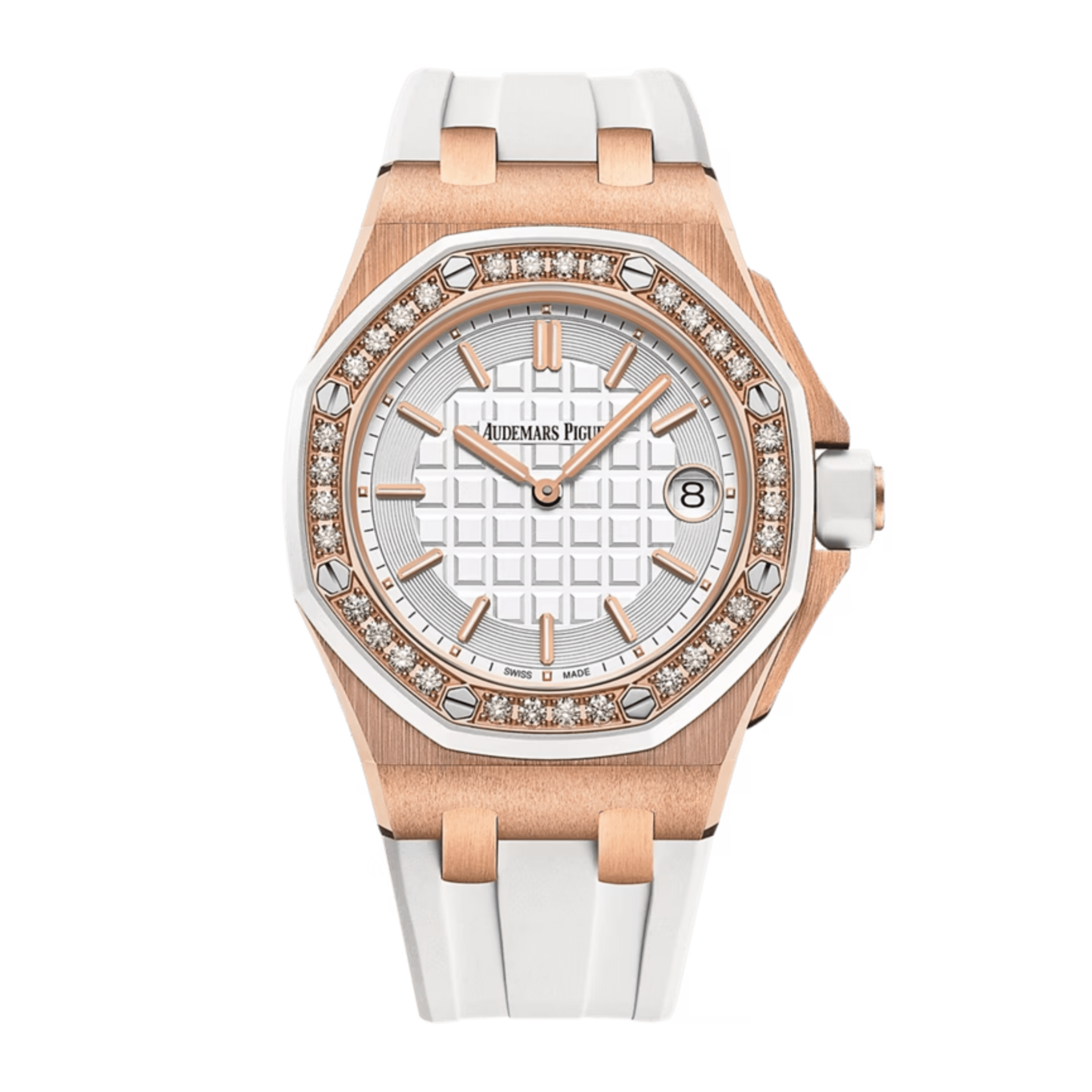 K*s様 ビカクシダ　GoldPearl OC Audemars Piguet Royal Oak Offshore Quartz Rose Gold Diamond White