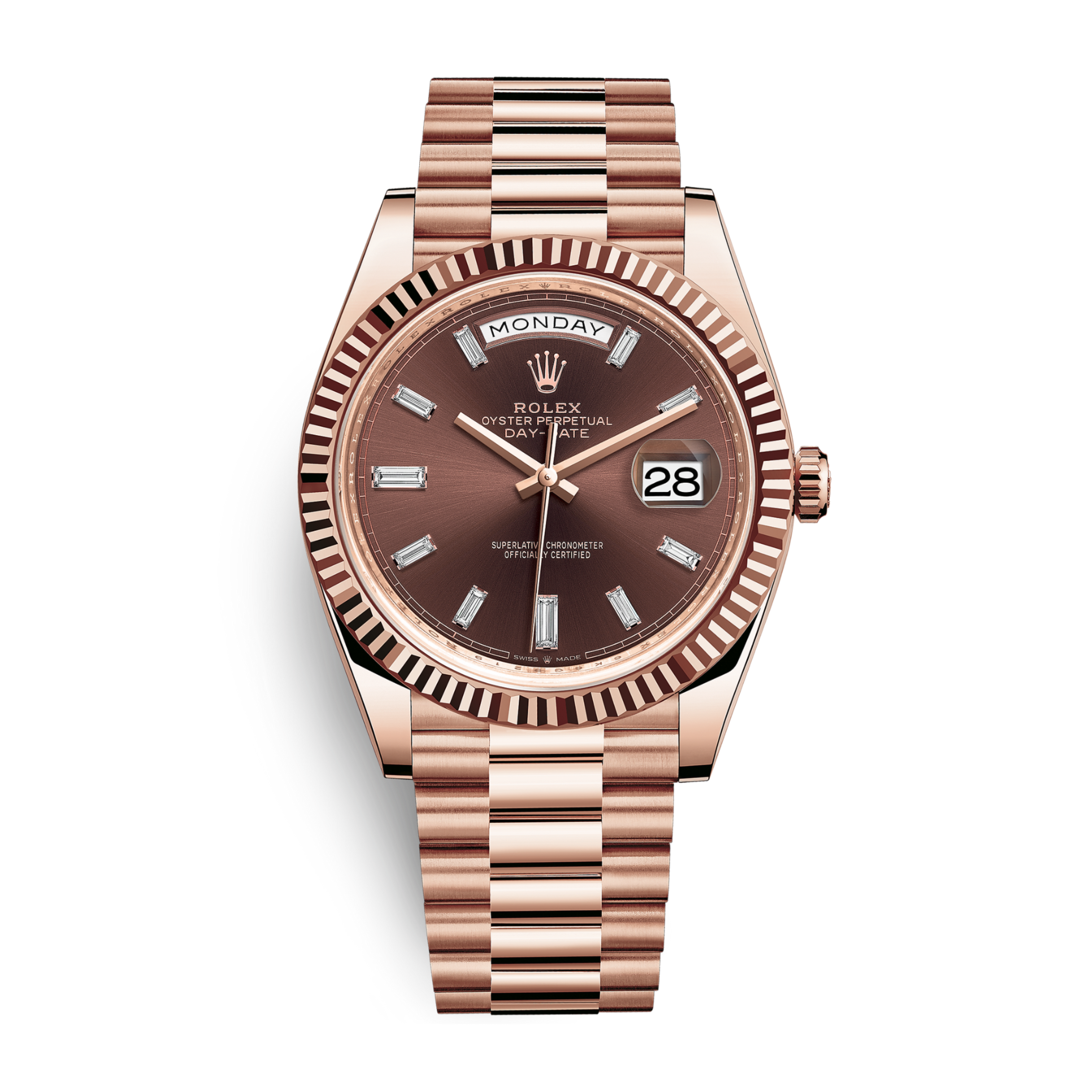 Day-Date Rose Gold Brown Dial 40mm Product Image