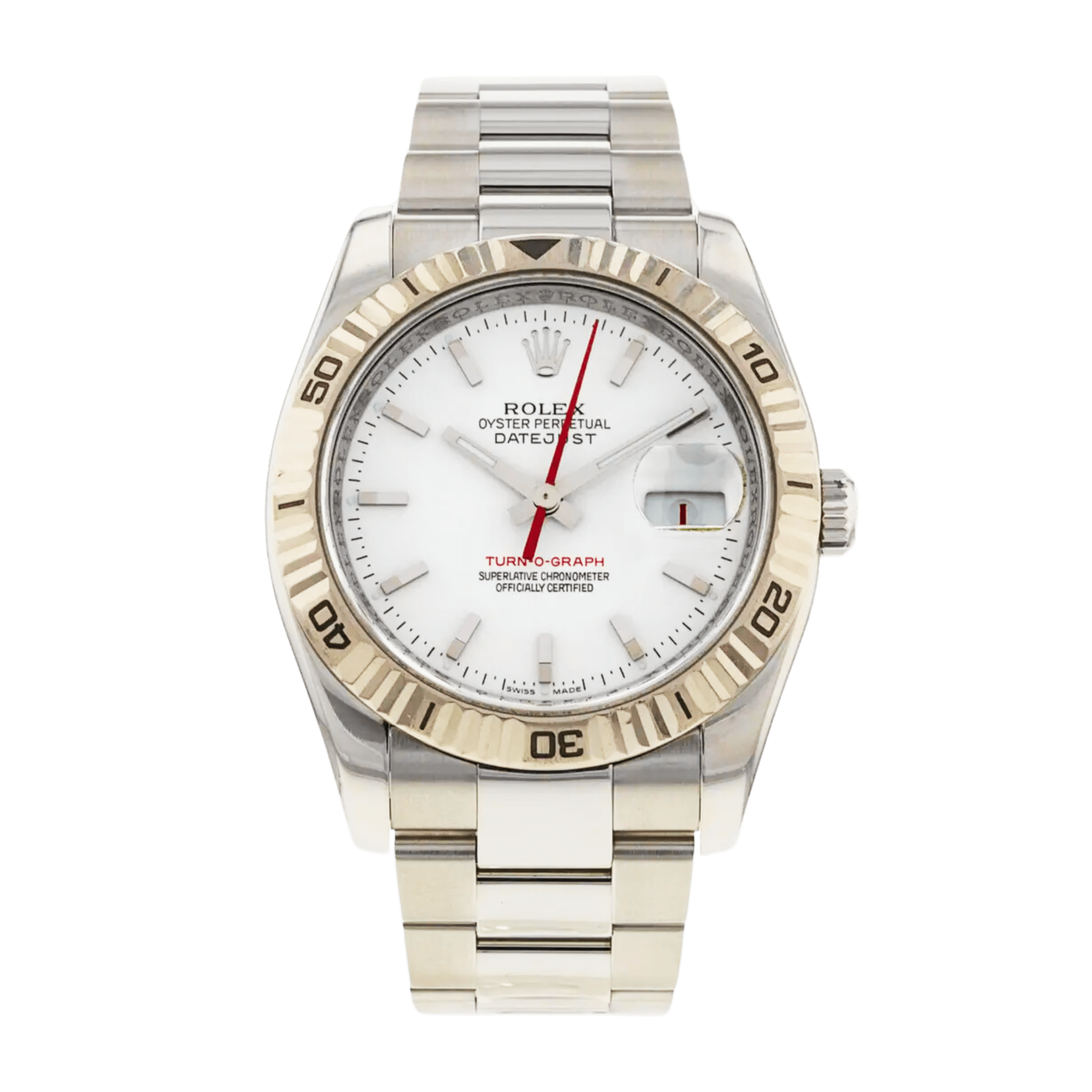 Datejust Turnograph Steel White Dial 36mm Product Image
