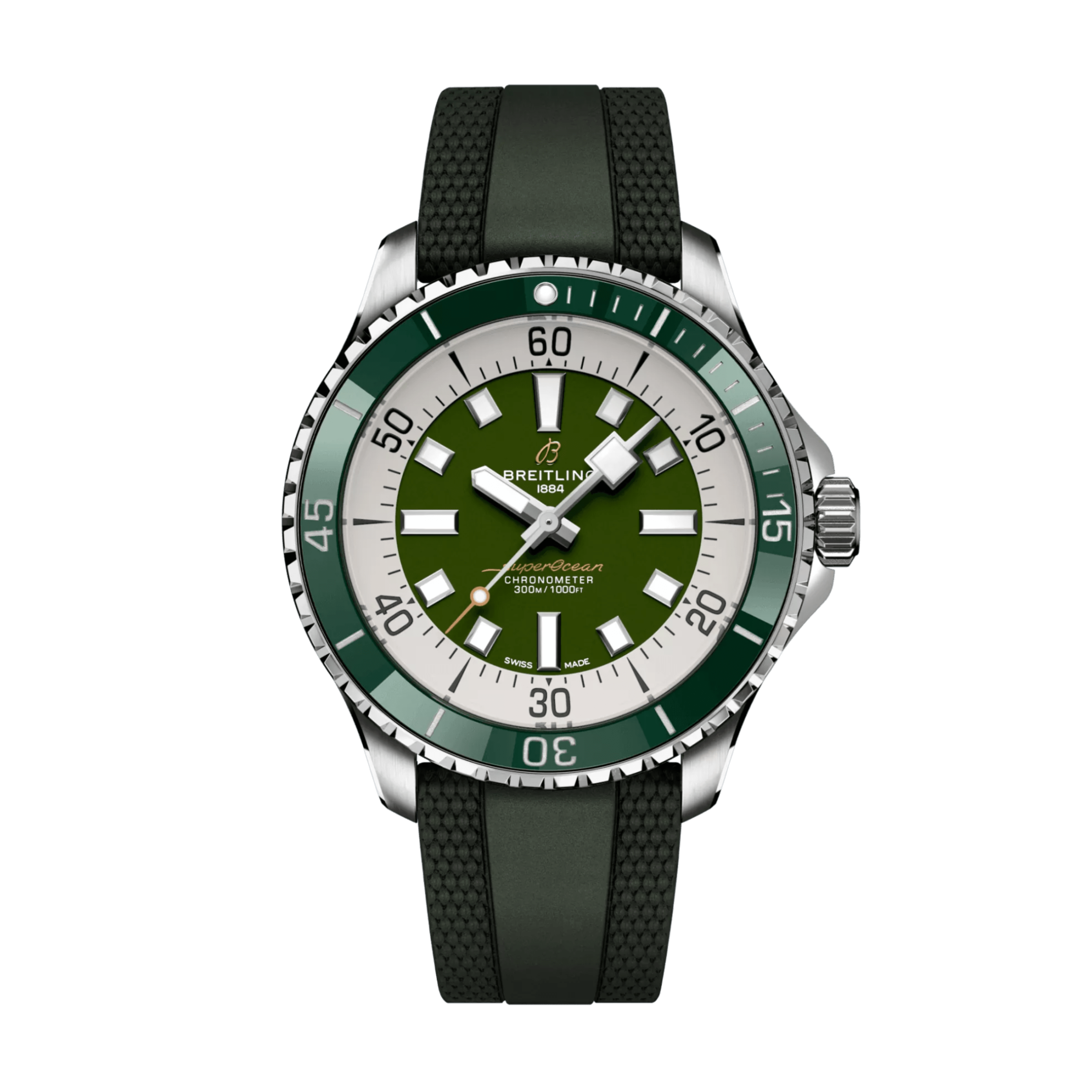 SuperOcean Steel Green Dial 44mm Product Image