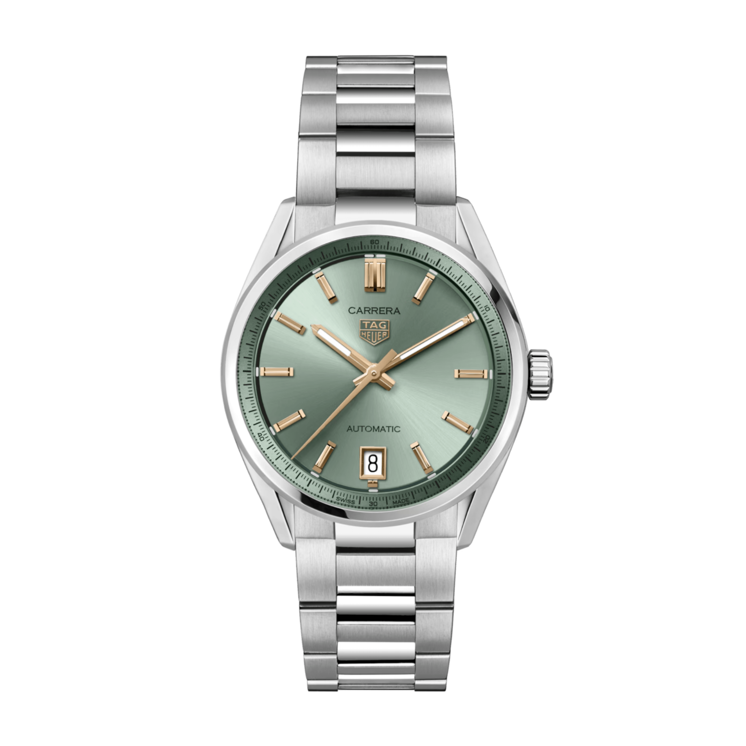 Carrera Date Steel Green Dial 36mm Product Image