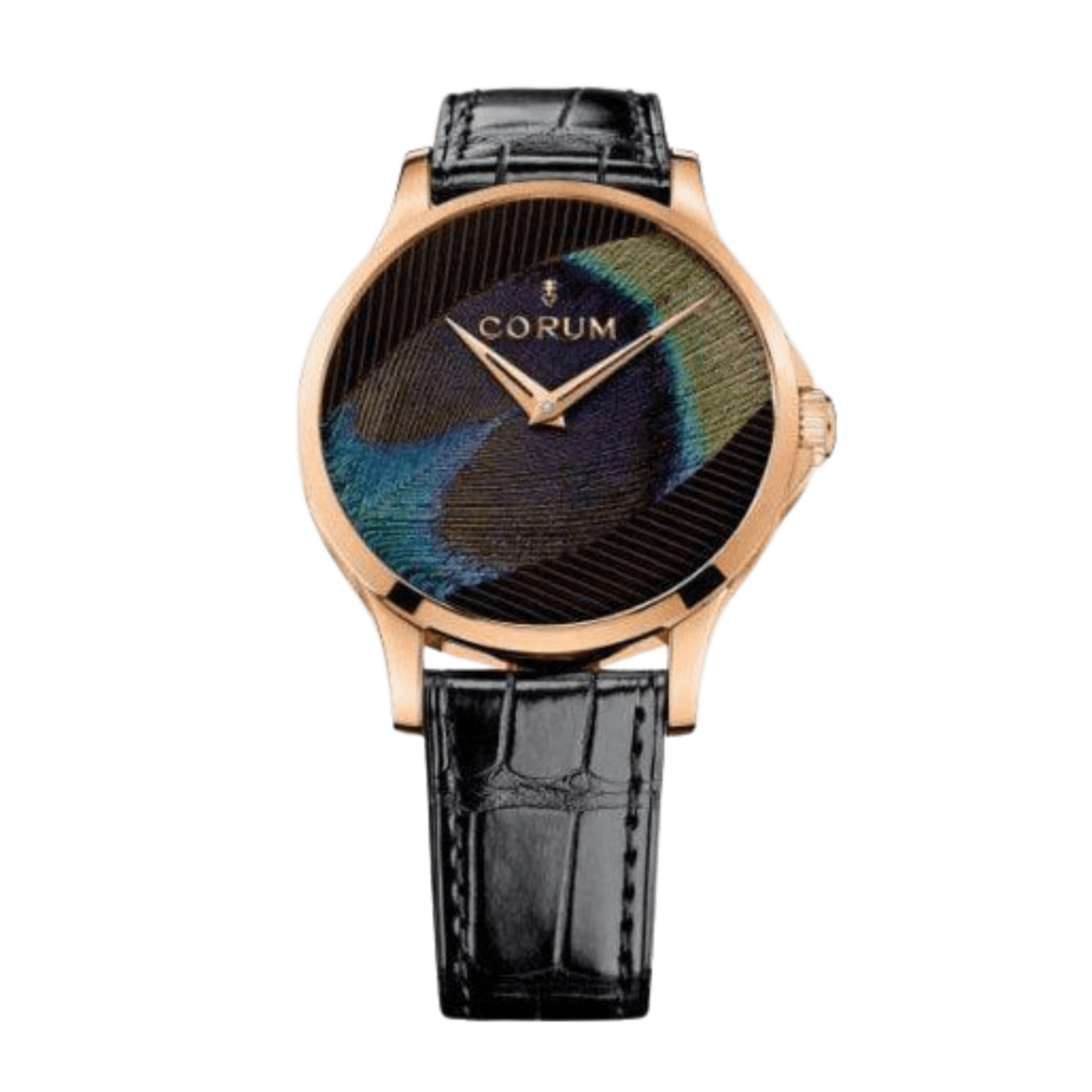 Heritage Rose Gold Black Feather Dial 39mm Product Image