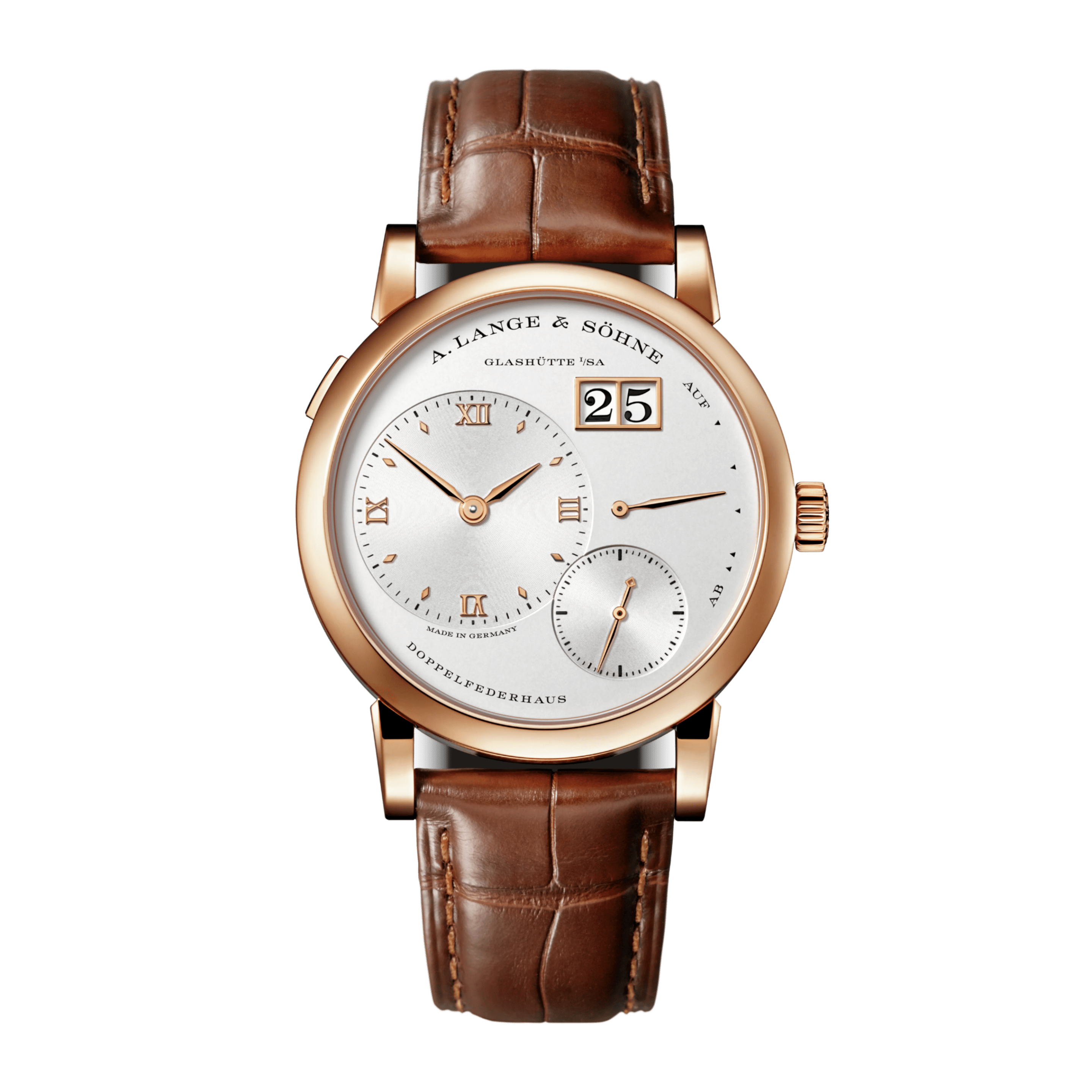 Lange 1 Rose Gold Silver Dial 38mm Product Image
