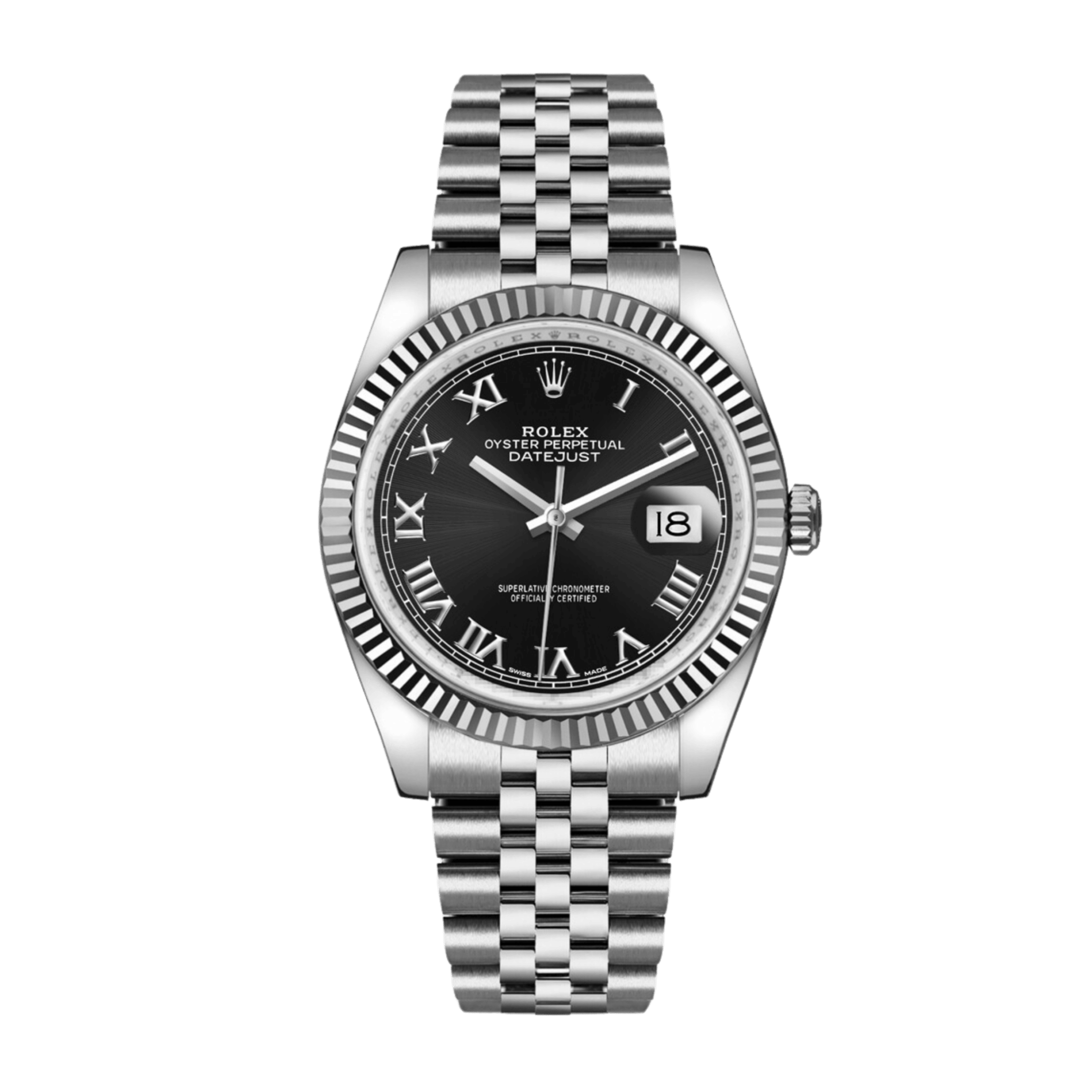 Datejust Steel Jubilee Black Dial 36mm Product Image