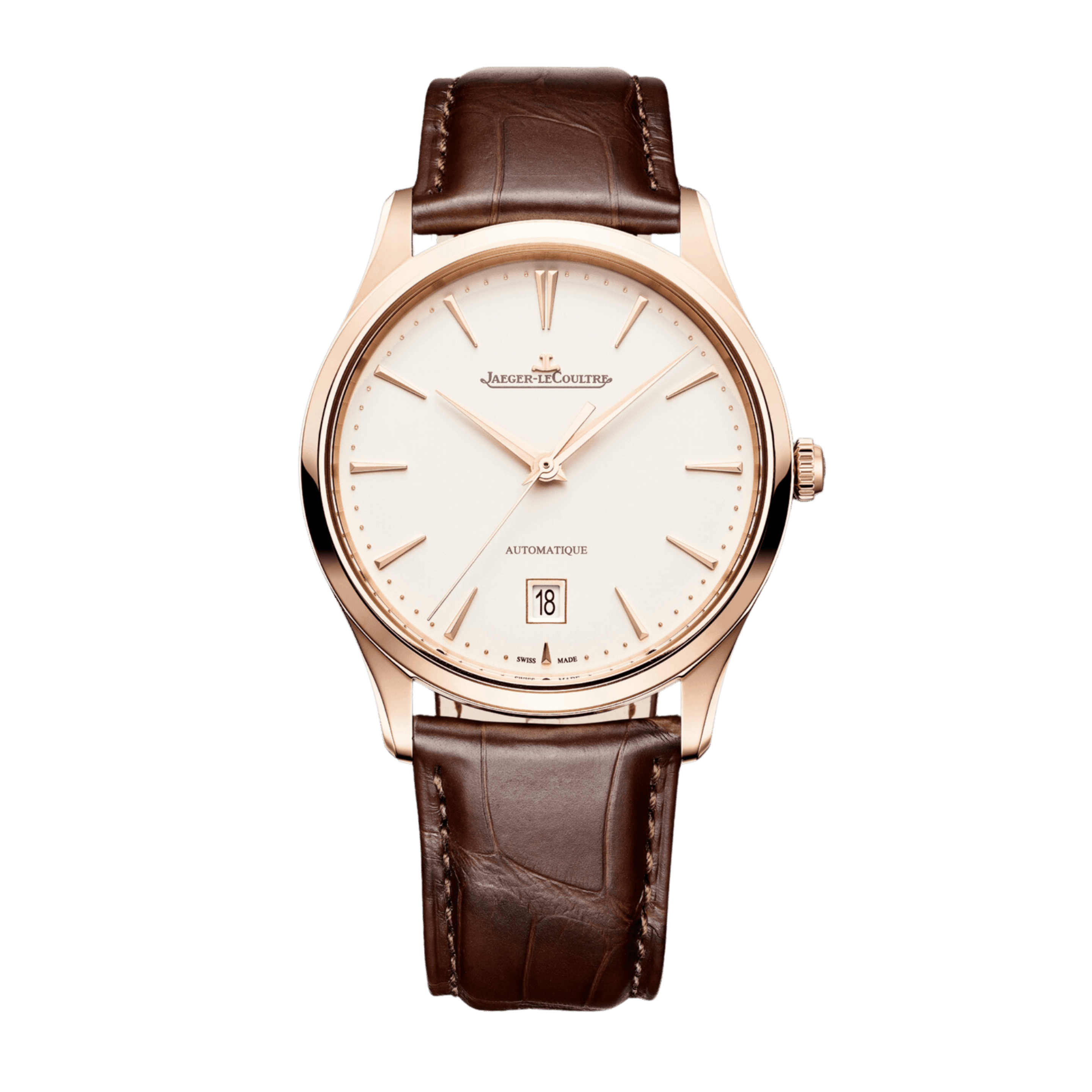Master Ultra Thin Date Rose Gold White Dial 39mm Product Image
