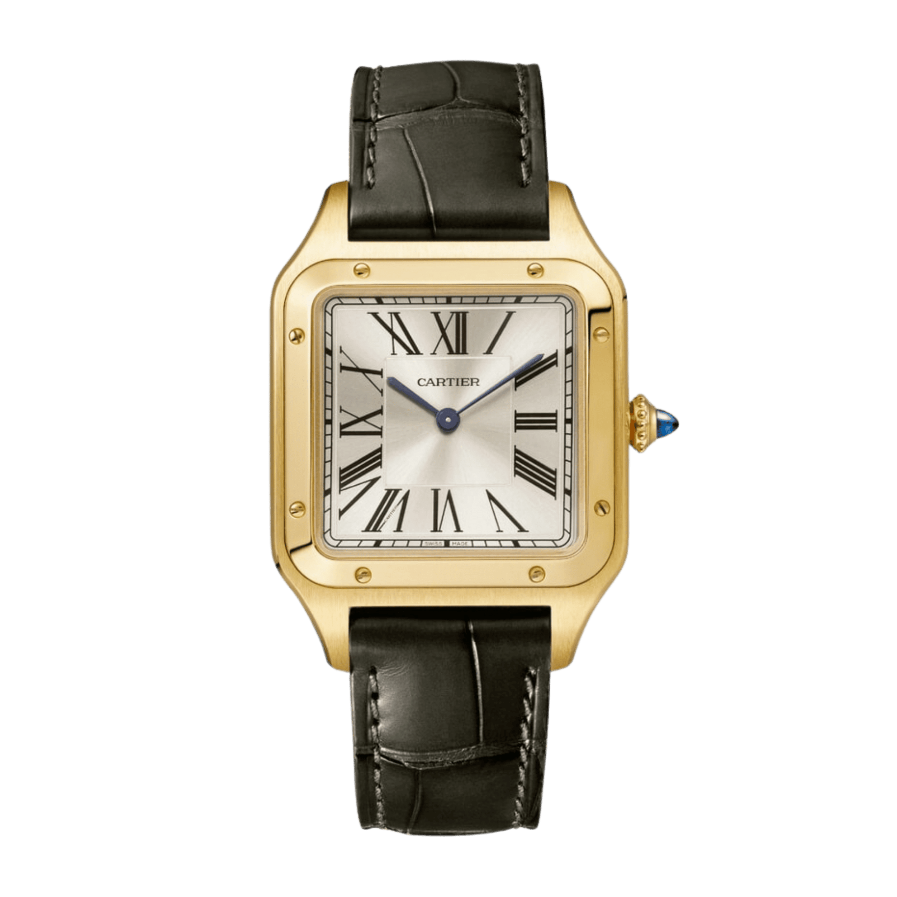Santos-Dumont "La Baladeuse" Limited Edition Yellow Gold Silver Dial 31mm Product Image