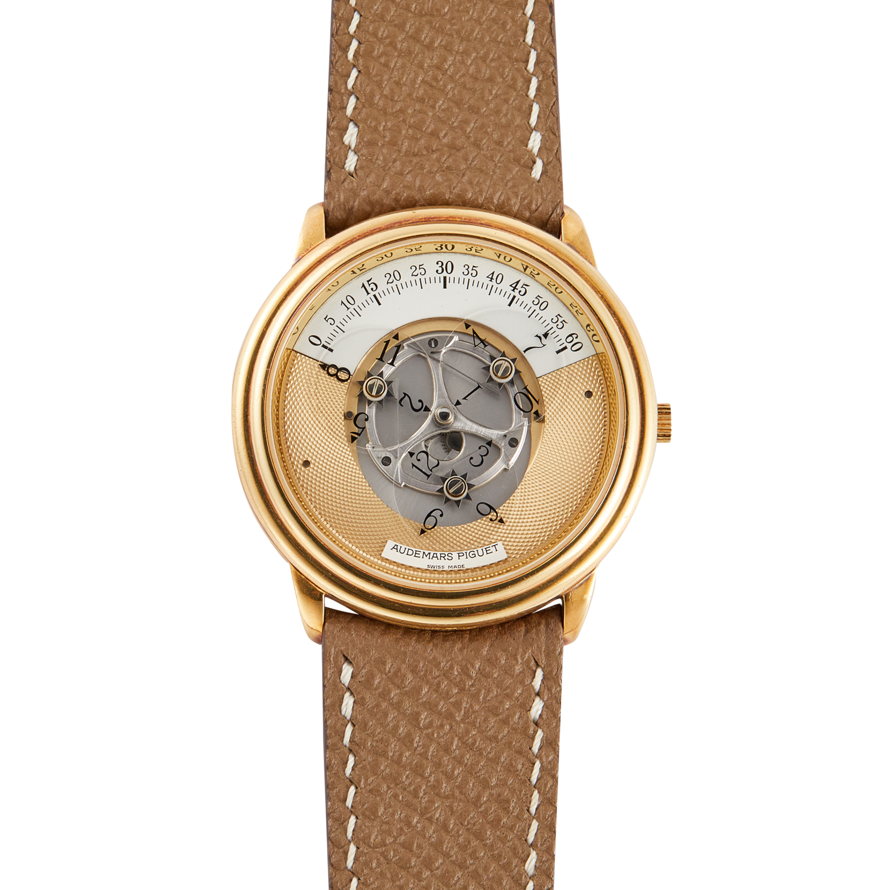 Vintage Jules Audemars Starwheel Rose Gold White Dial 36mm Product Image