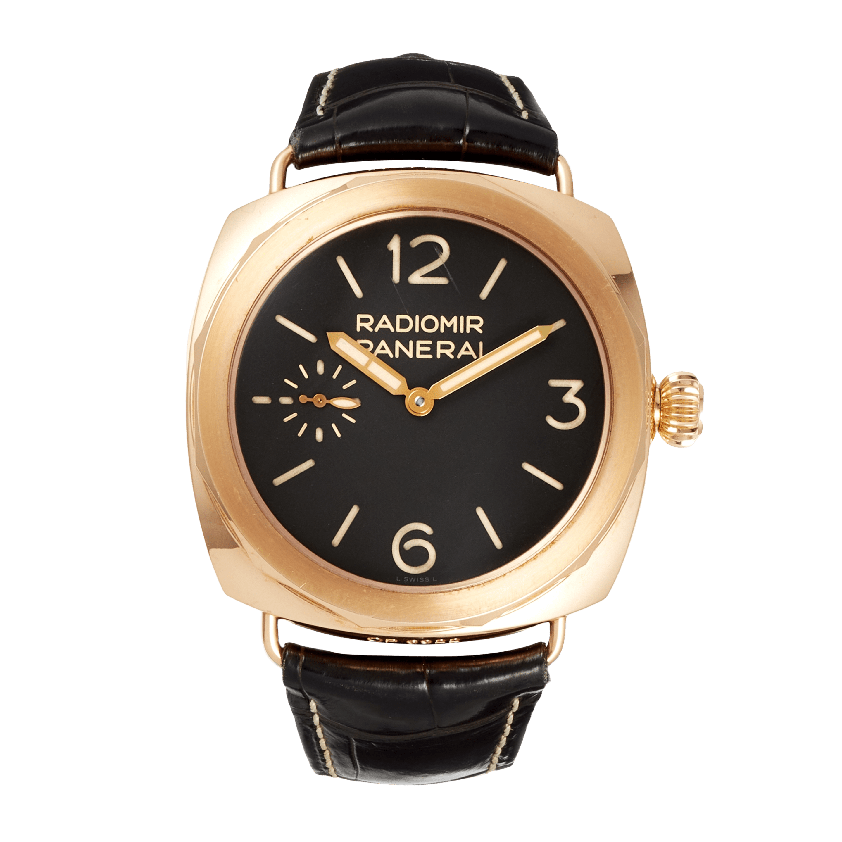 Panerai Radiomir Oro Rosso Rose Gold Brown Dial 47mm PAM00522
