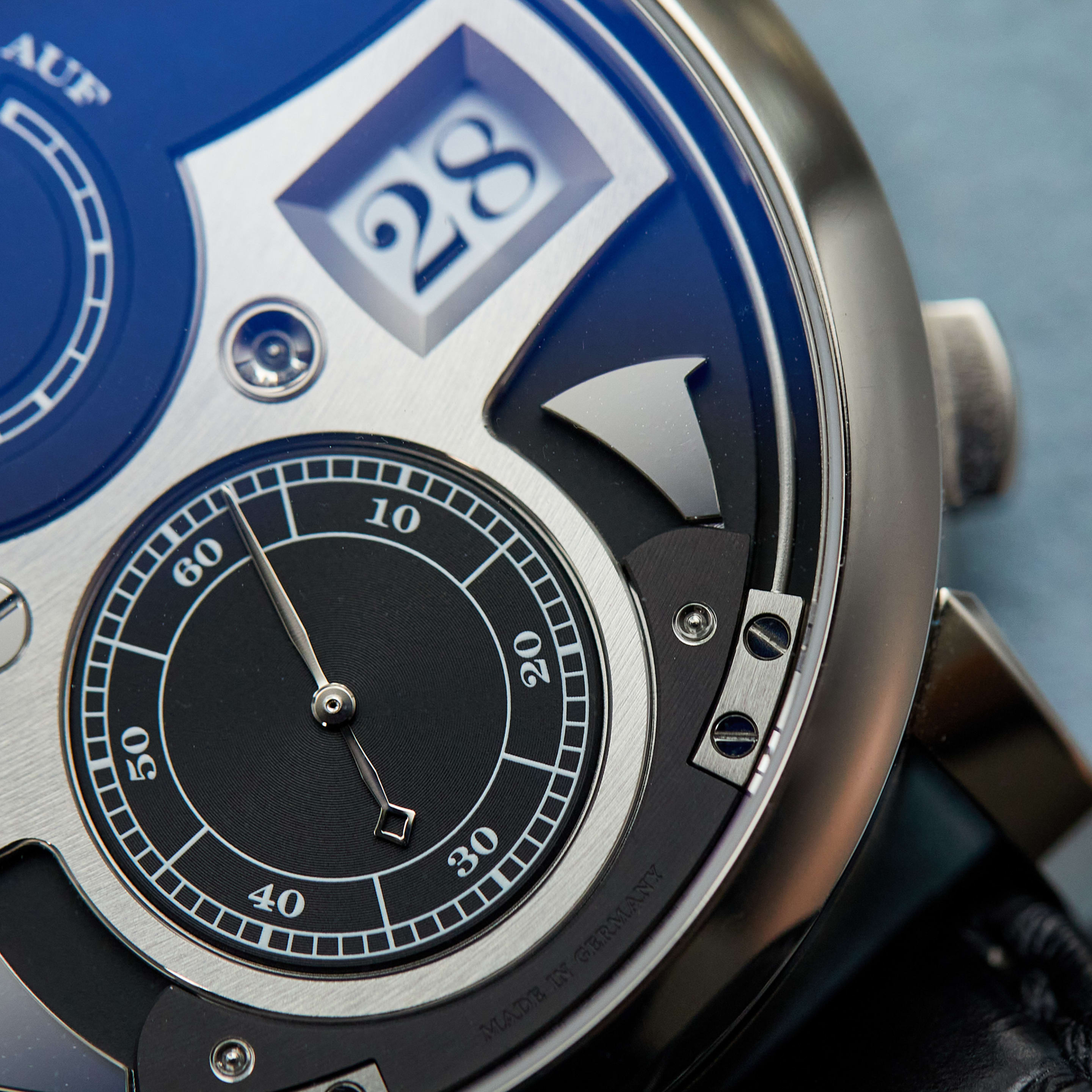 Zeitwerk Striking Time White Gold Black Dial 44mm Product Image