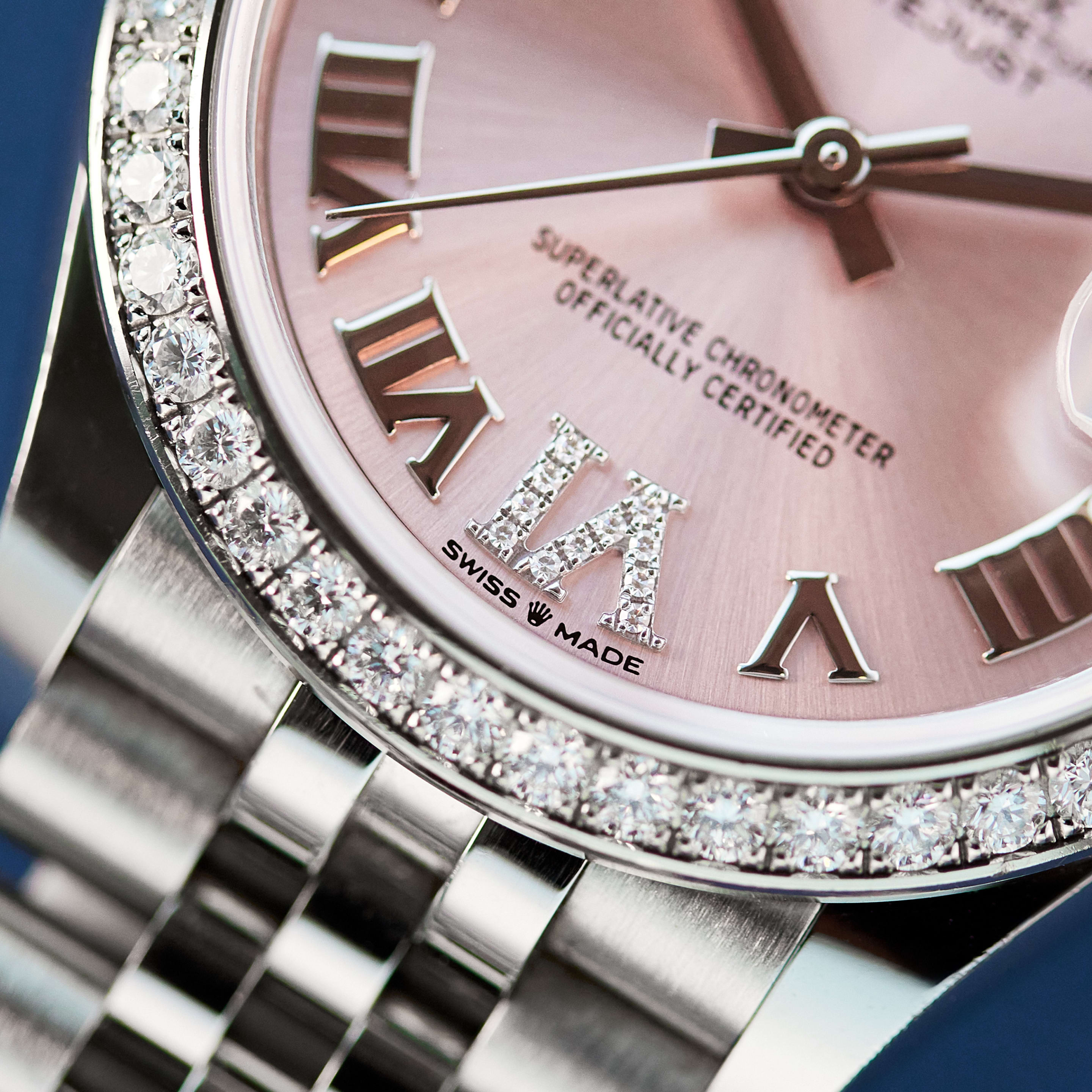 Datejust Steel Diamond Jubilee Pink Dial 31mm Product Image