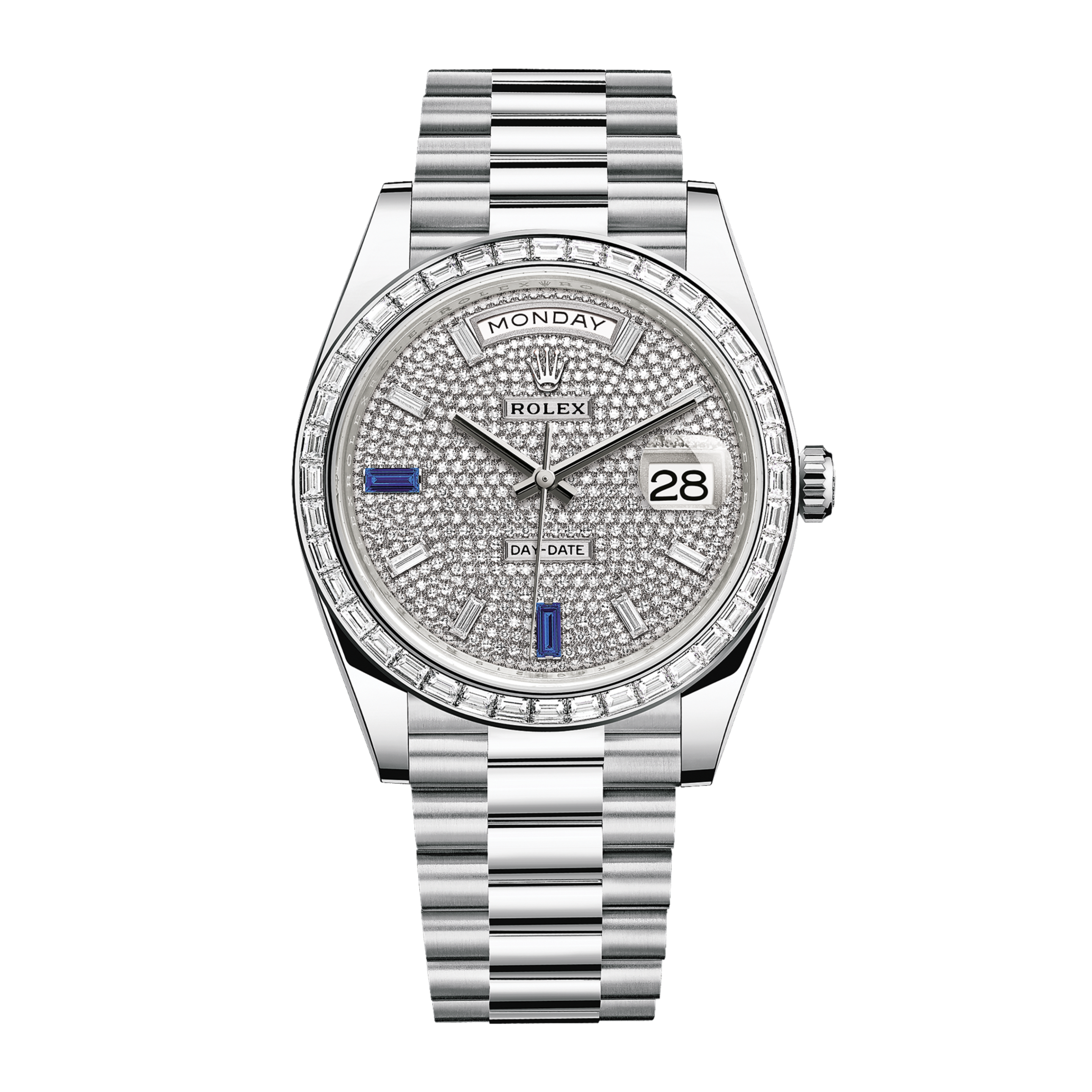 Rolex Day-Date Platinum Pave Dial 40mm 228396TBR-0021 - Make an