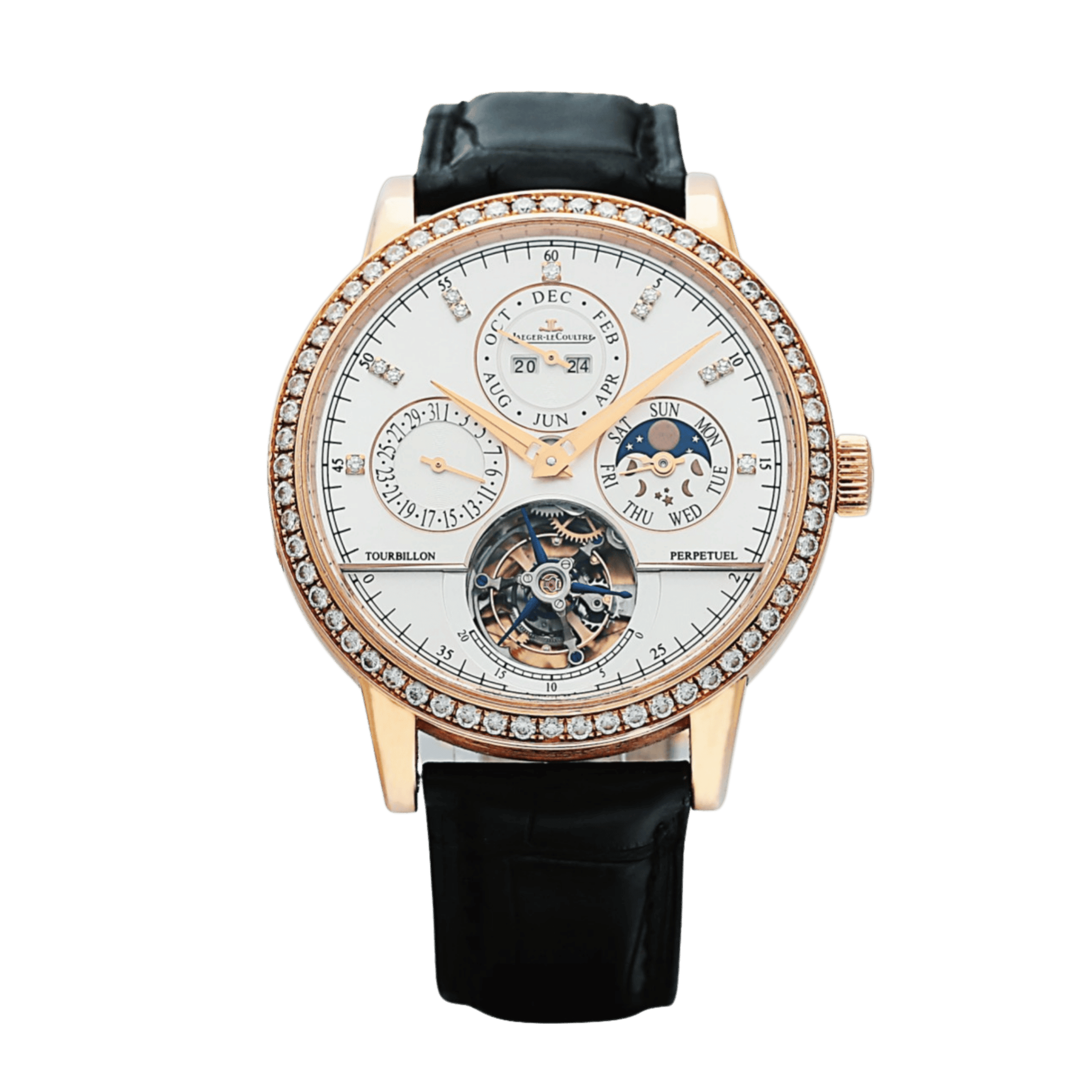 Master Grande Tradition Tourbillon Rose Gold Diamond Silver Dial 42mm Product Image