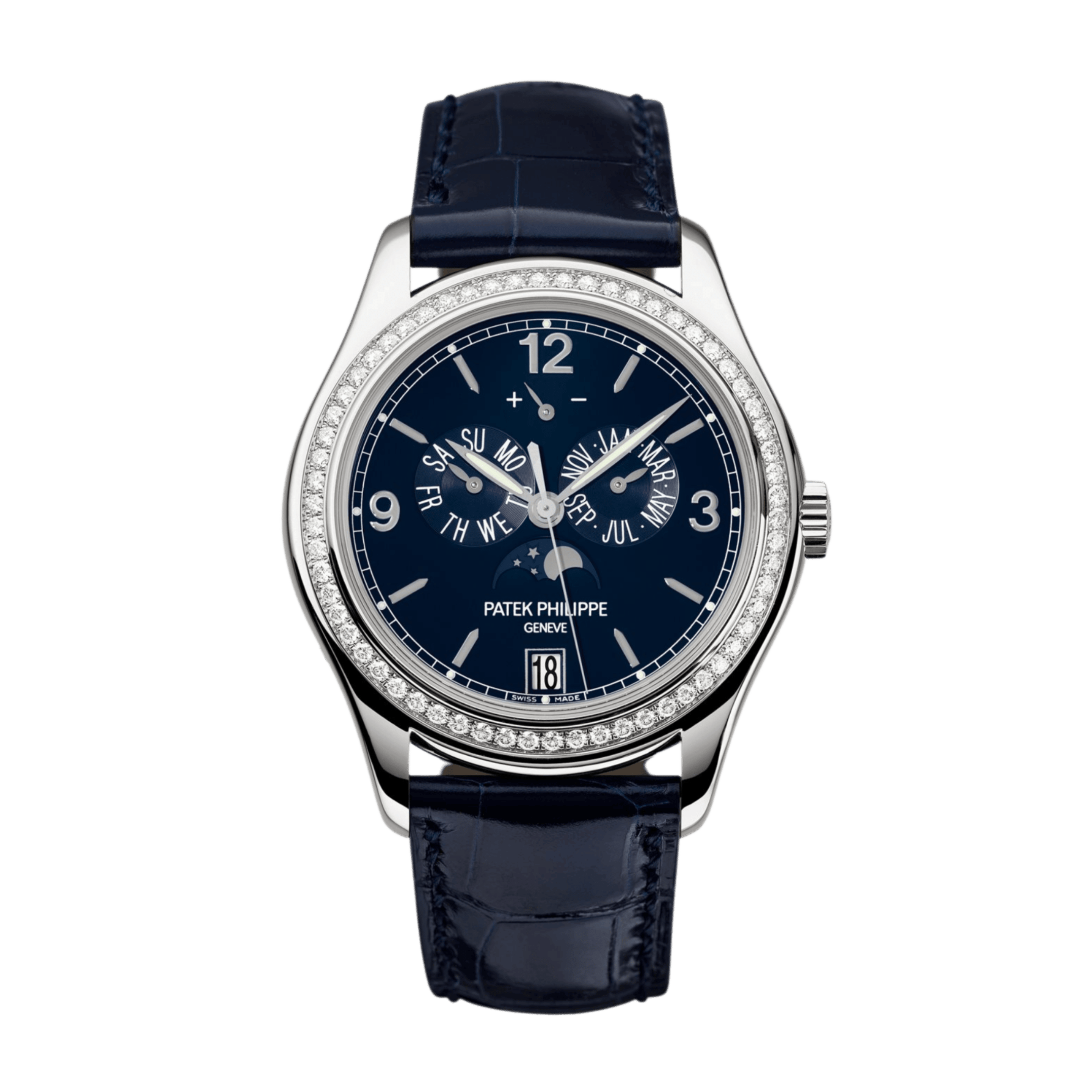 Complications Annual Calendar White Gold Diamond Blue Dial 39mm Product Image