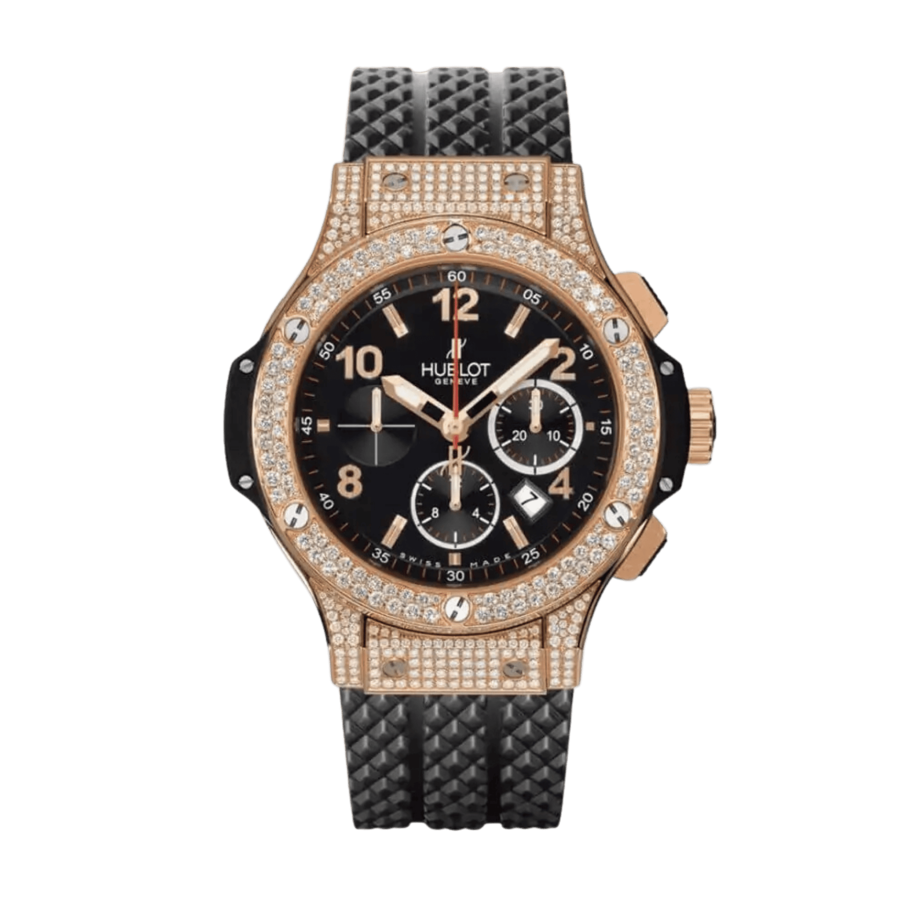 Big Bang Rose Gold Diamond Black Dial 44mm Product Image