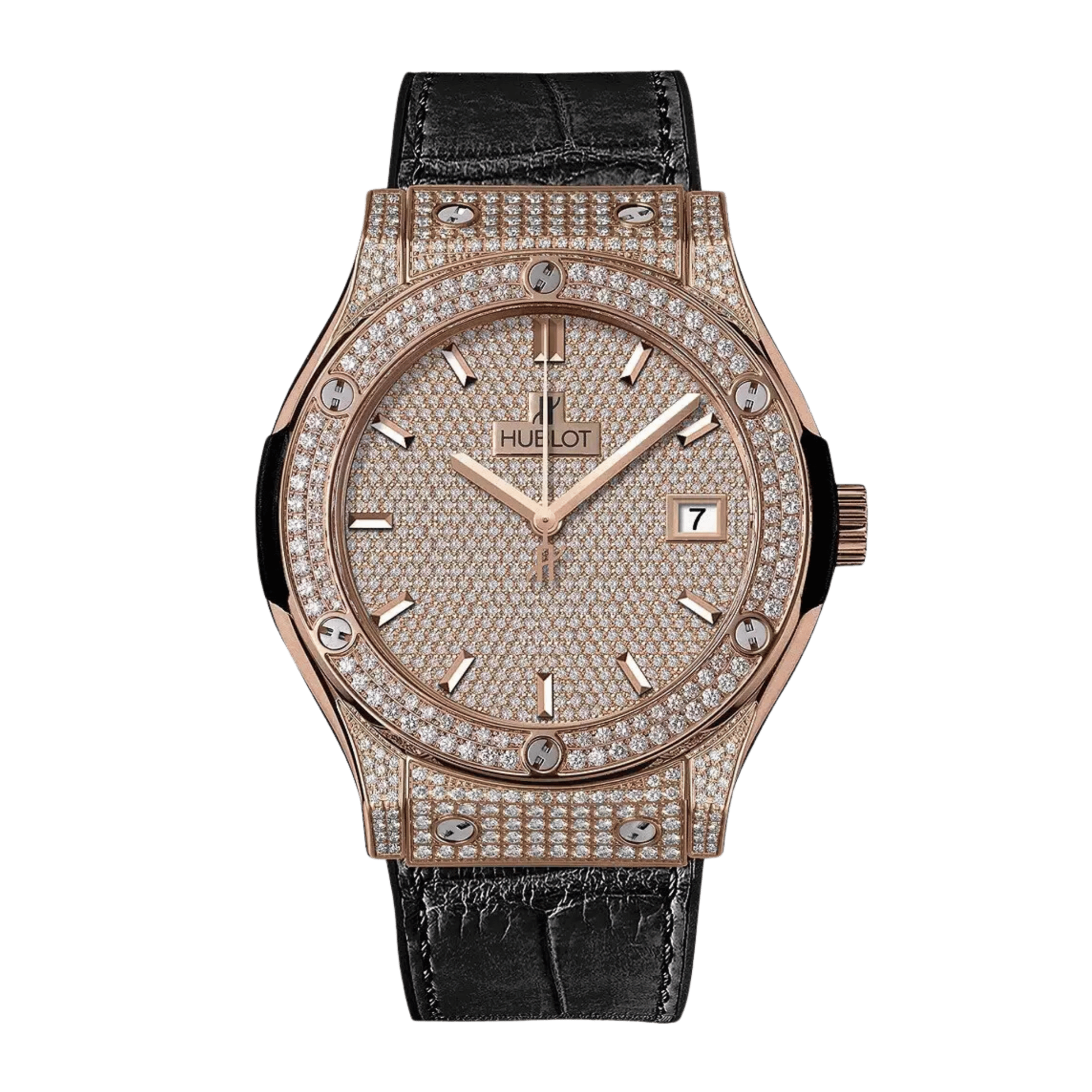 Classic Fusion Rose Gold Diamond Pave Dial 45mm Product Image
