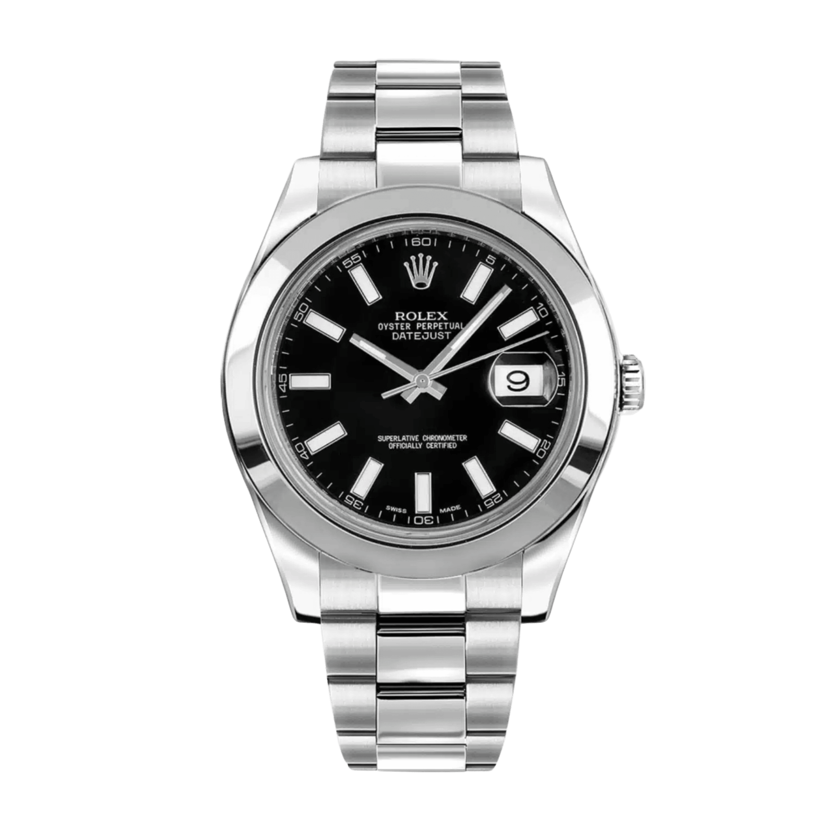 Datejust II Steel Black Dial 41mm Product Image