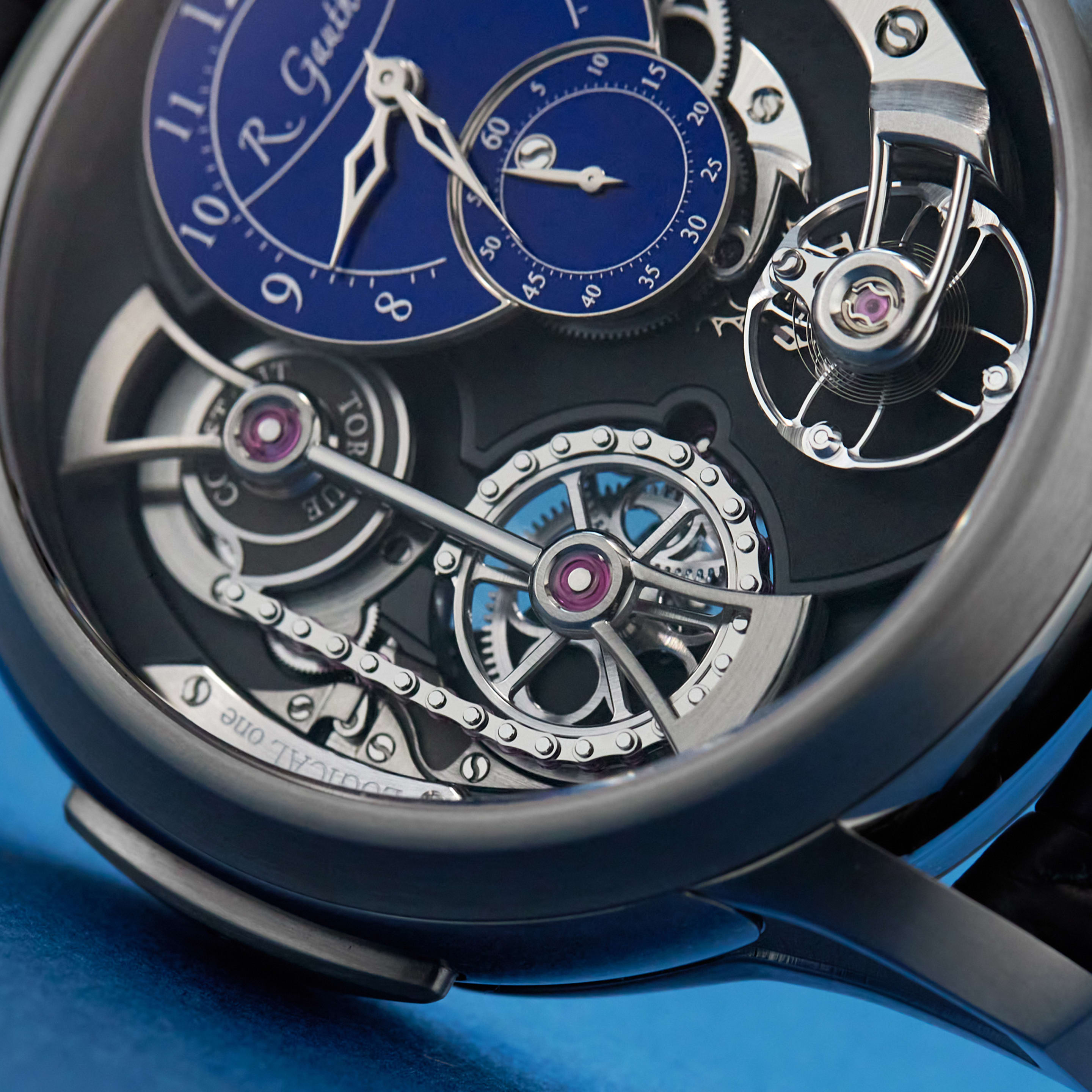 Logical One Titanium Blue Enamel Dial 43mm Product Image