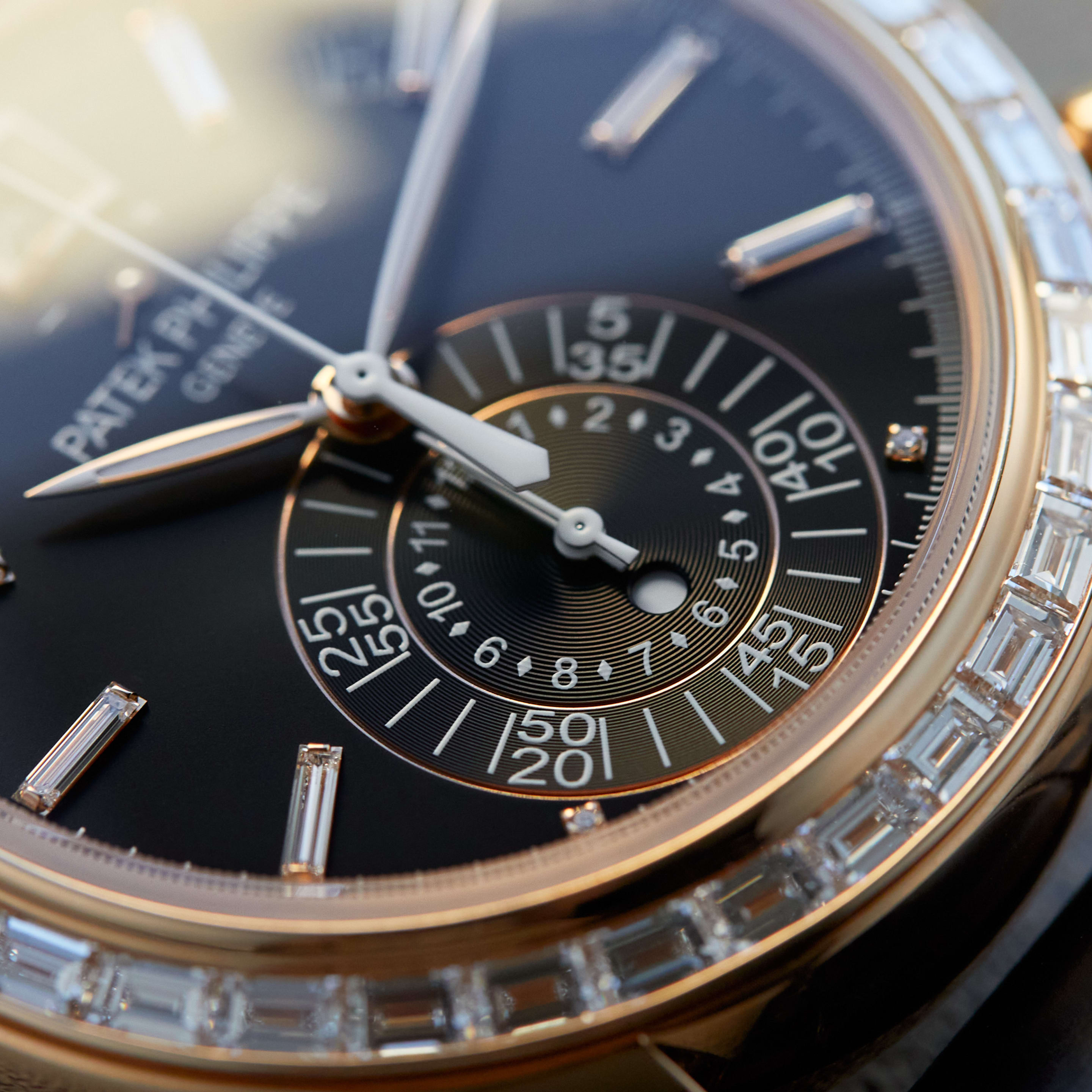 Complications Annual Calendar Chronograph Rose Gold Diamond Black Dial 40mm Product Image