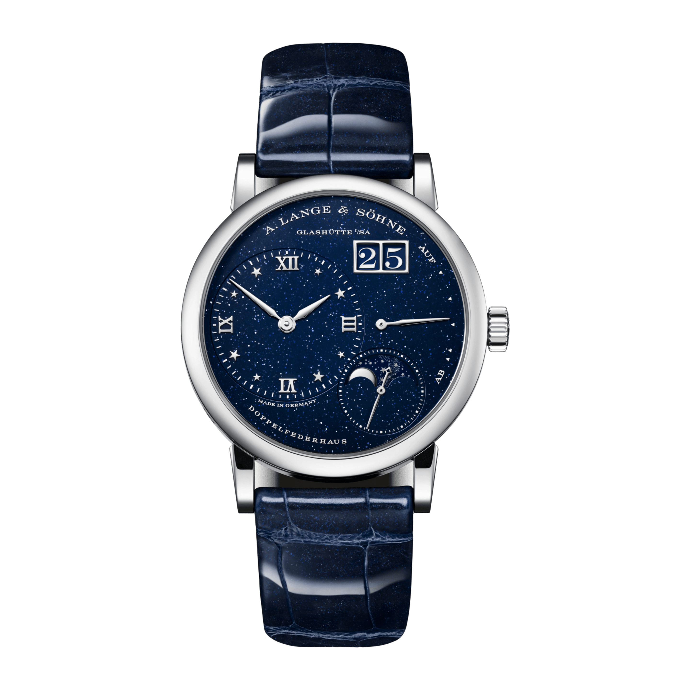Lange 1 Moonphase White Gold Blue Dial 36mm Product Image