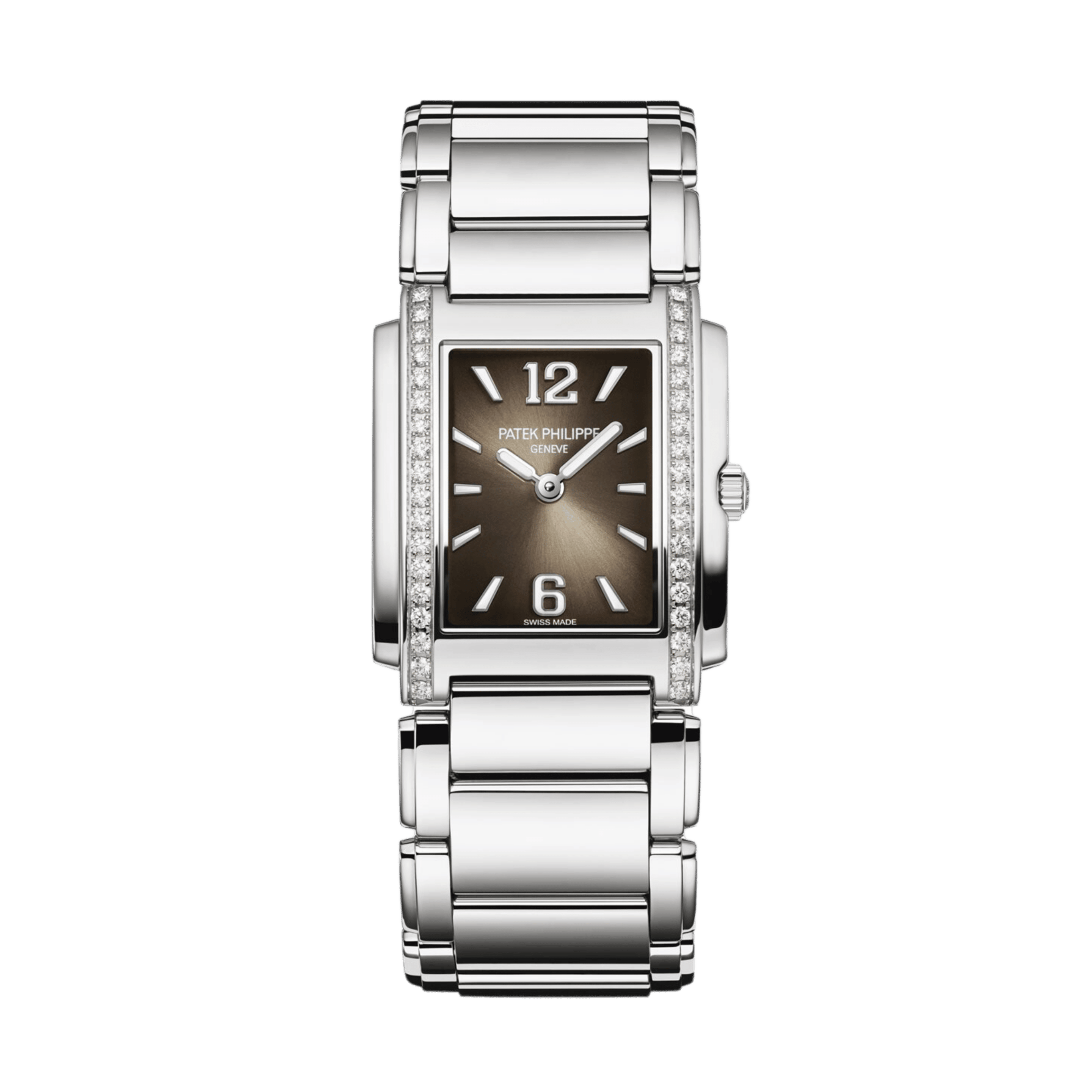 Twenty~4 Manchette Steel Diamond Brown Dial 25mm Product Image