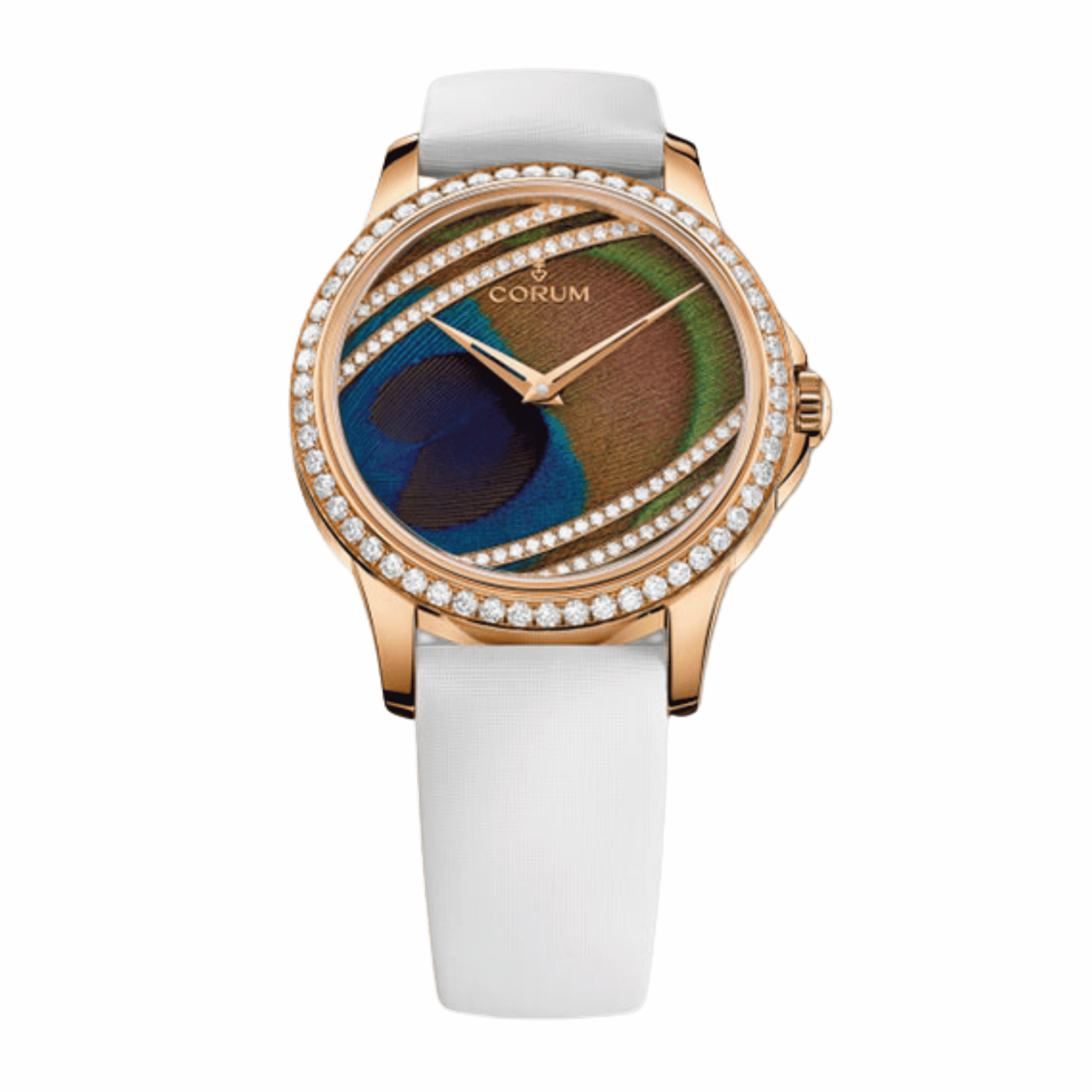 Heritage Rose Gold Diamond Feather Dial 39mm Product Image