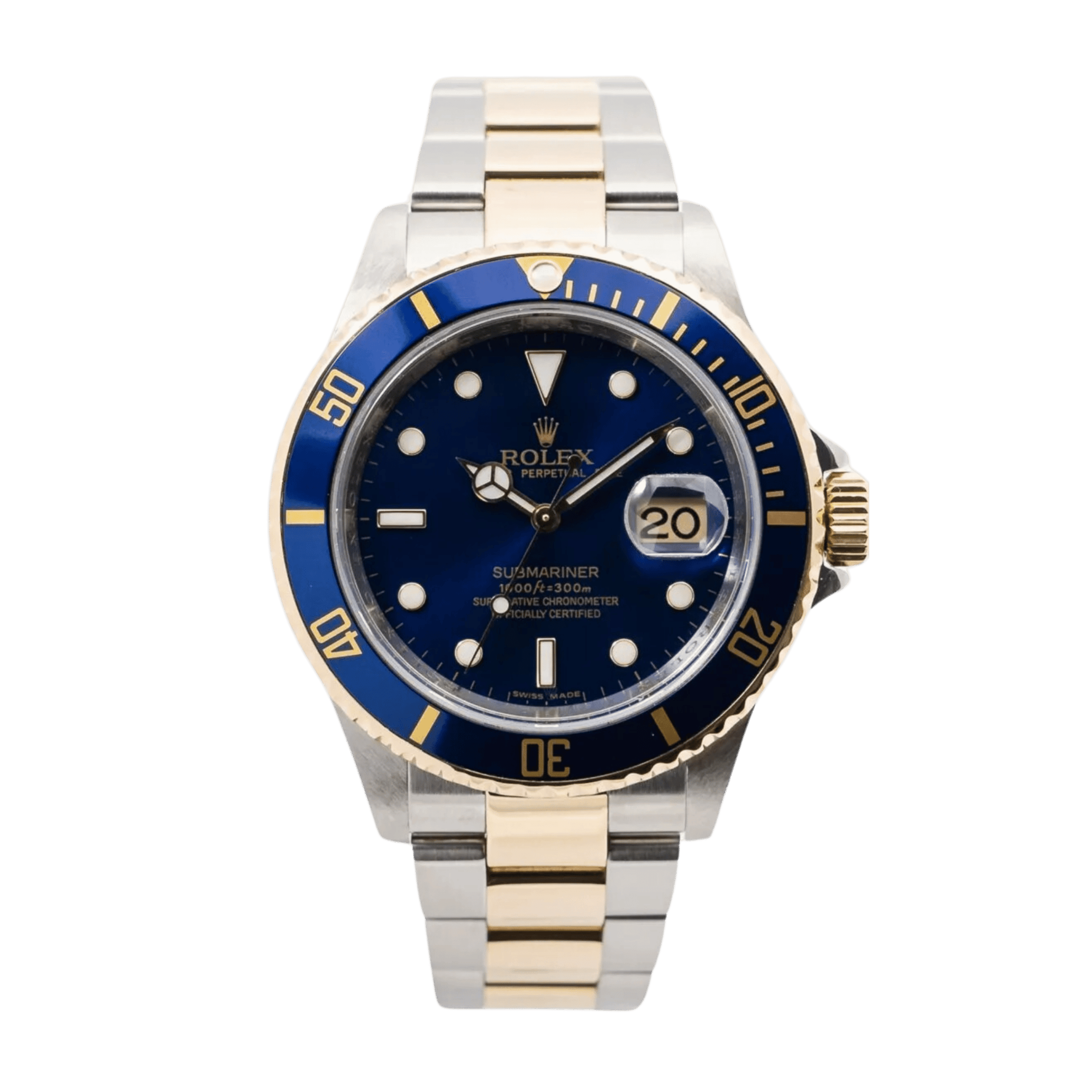 Submariner Yellow Gold & Steel Blue Dial 40mm Product Image