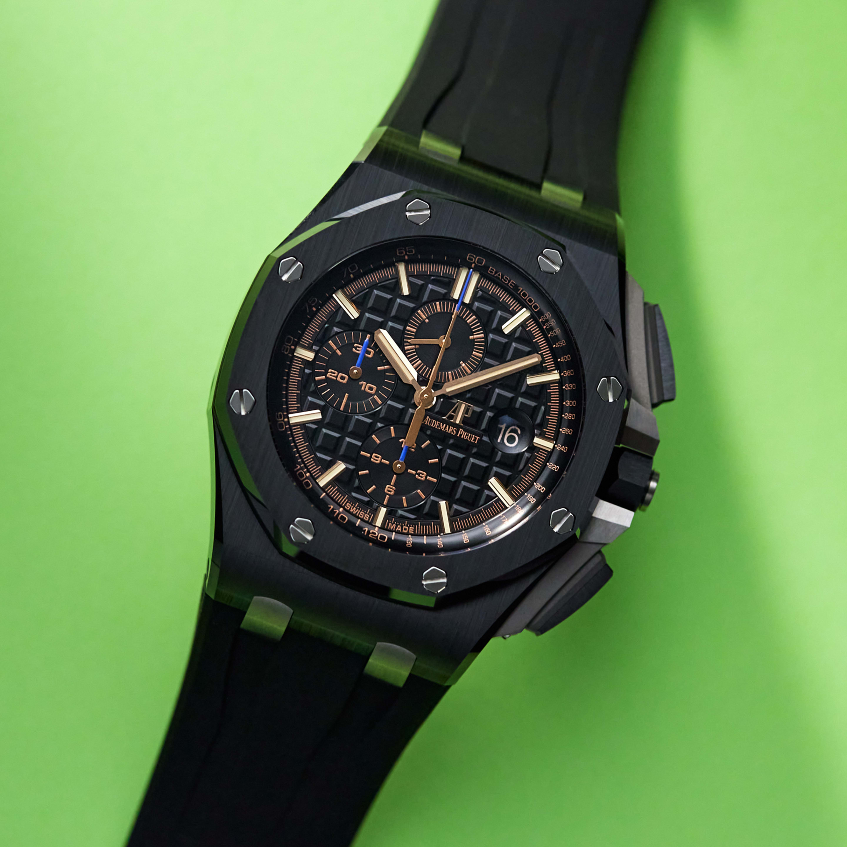 Audemars Piguet Royal Oak Offshore Titanium Black Dial 44mm