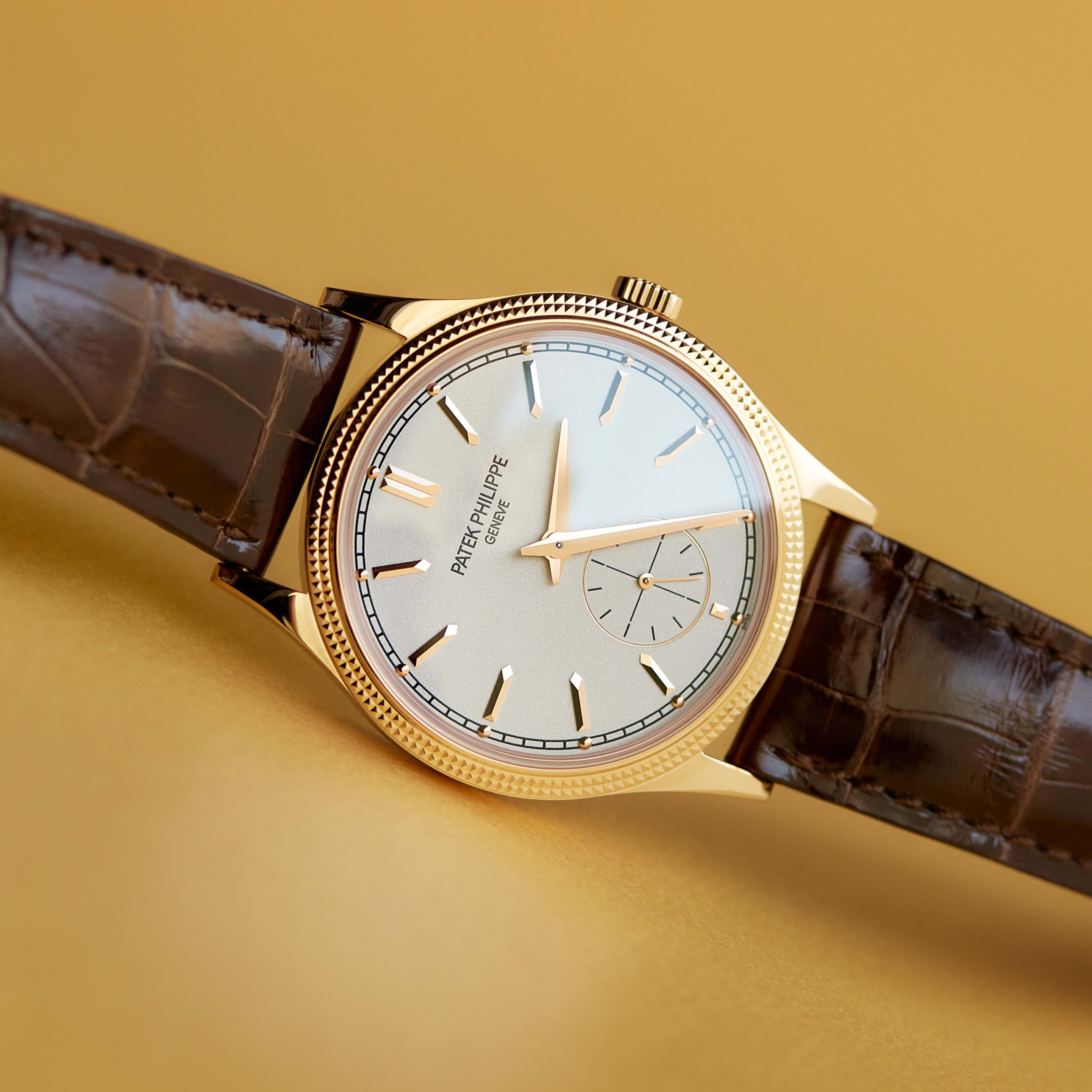 Calatrava Rose Gold Silver Dial 39mm Product Image