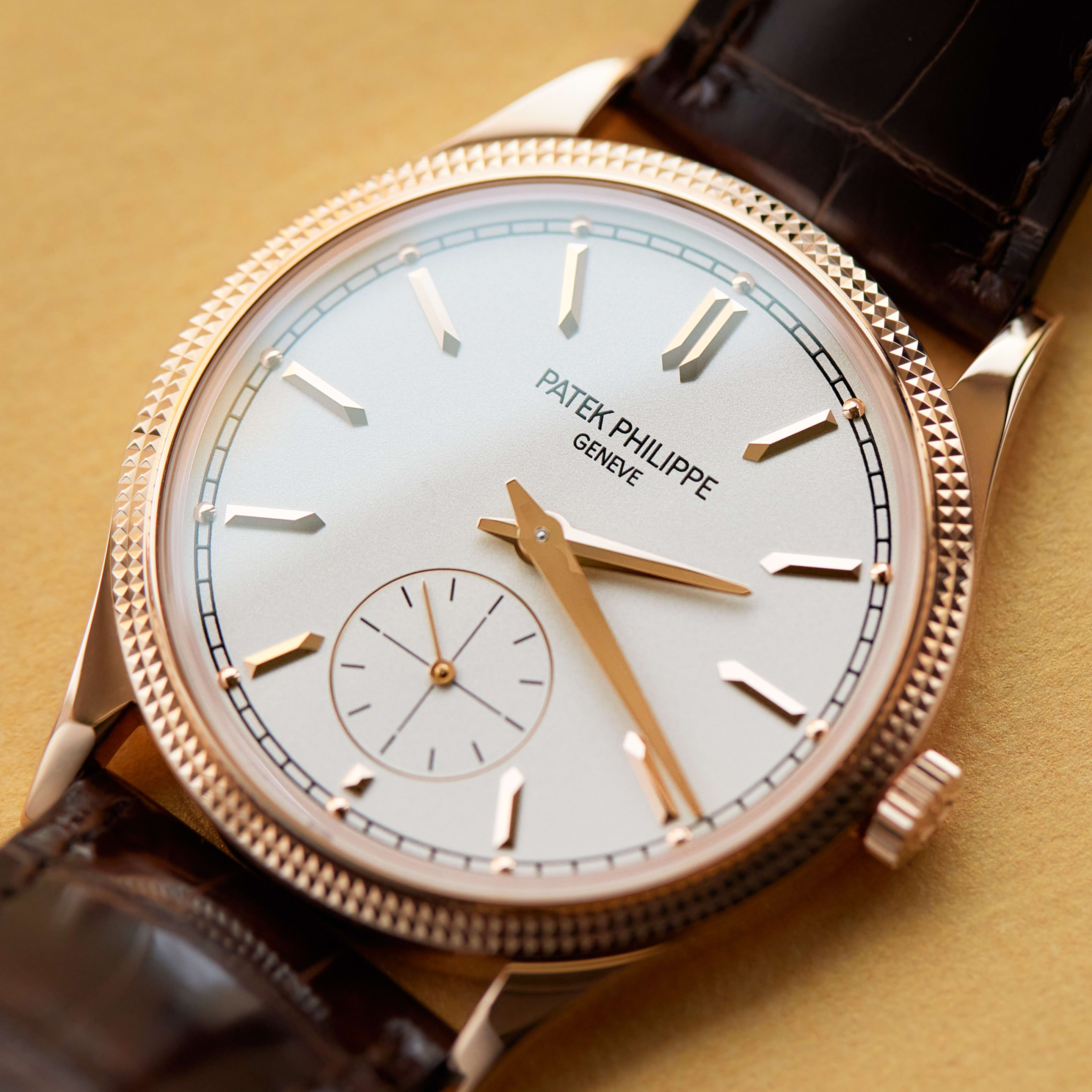 Calatrava Rose Gold Silver Dial 39mm Product Image