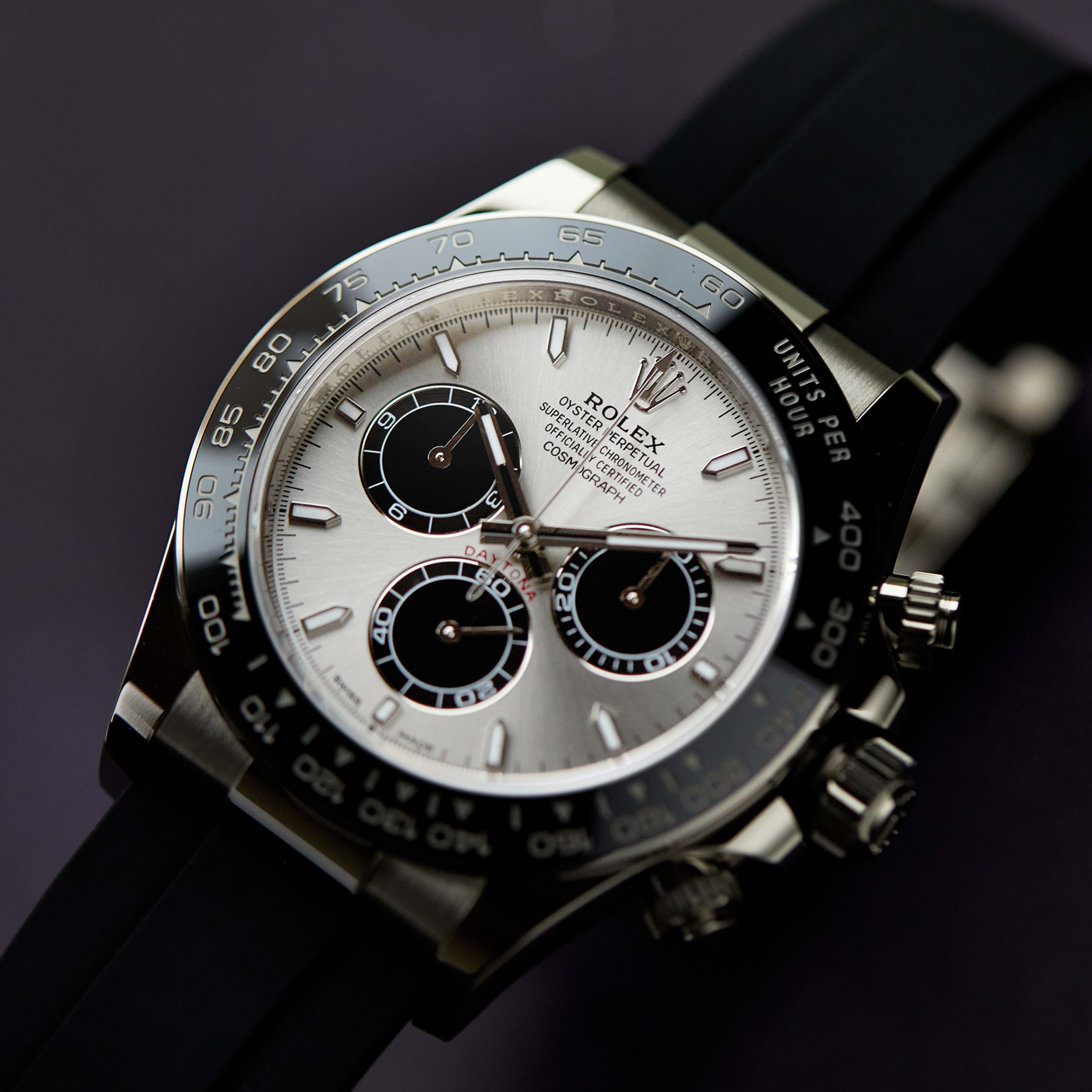 Daytona White Gold Oysterflex Silver Dial 40mm Product Image
