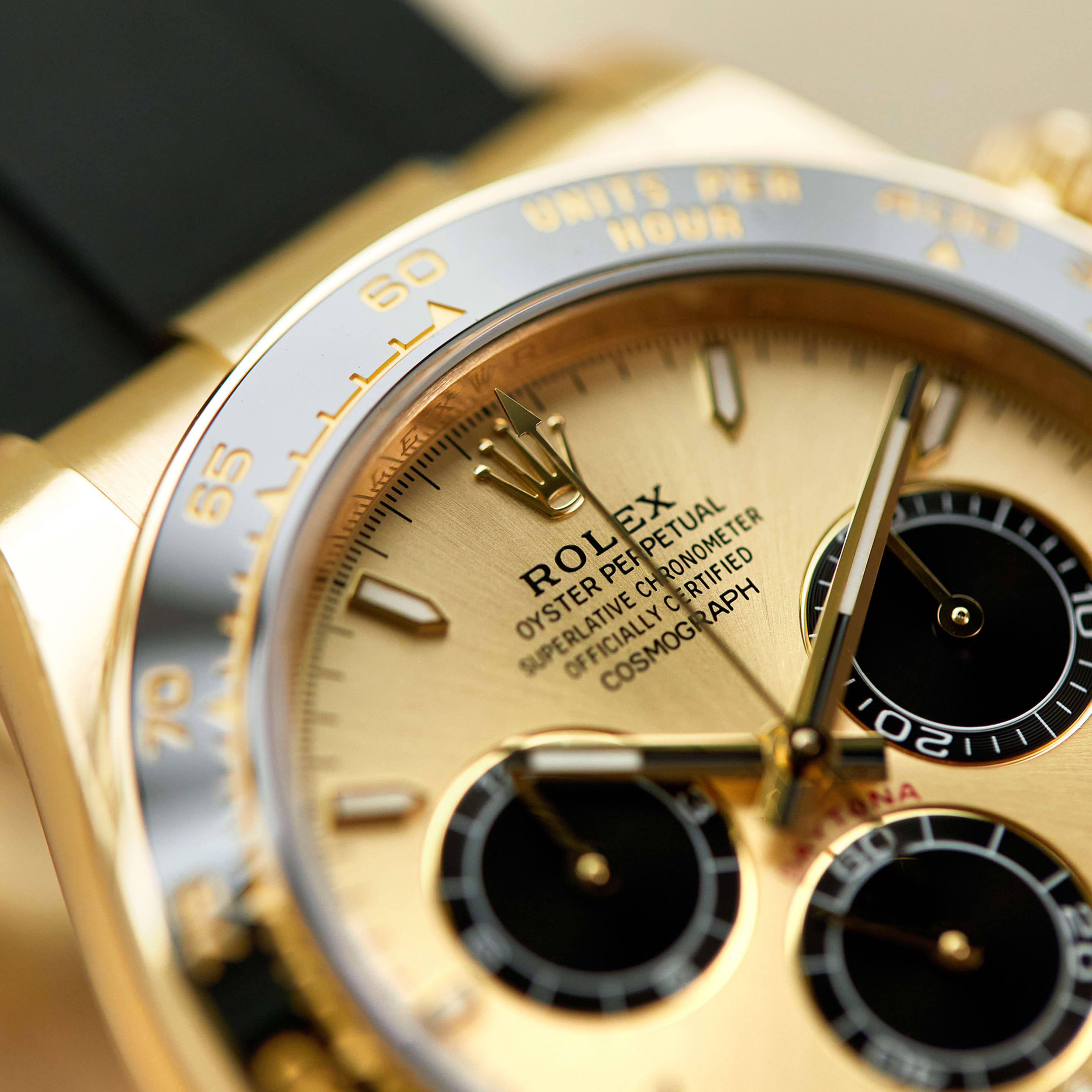 Daytona Yellow Gold Oysterflex Champagne Dial 40mm Product Image
