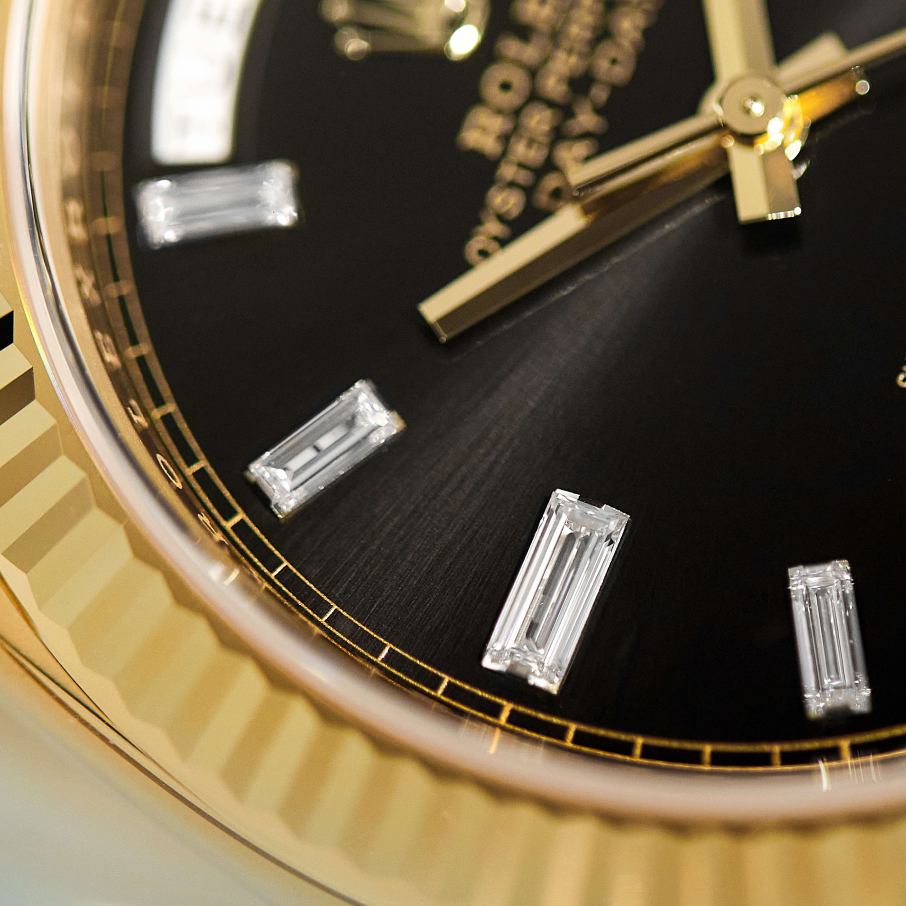 Day-Date Yellow Gold Black Dial 40mm Product Image