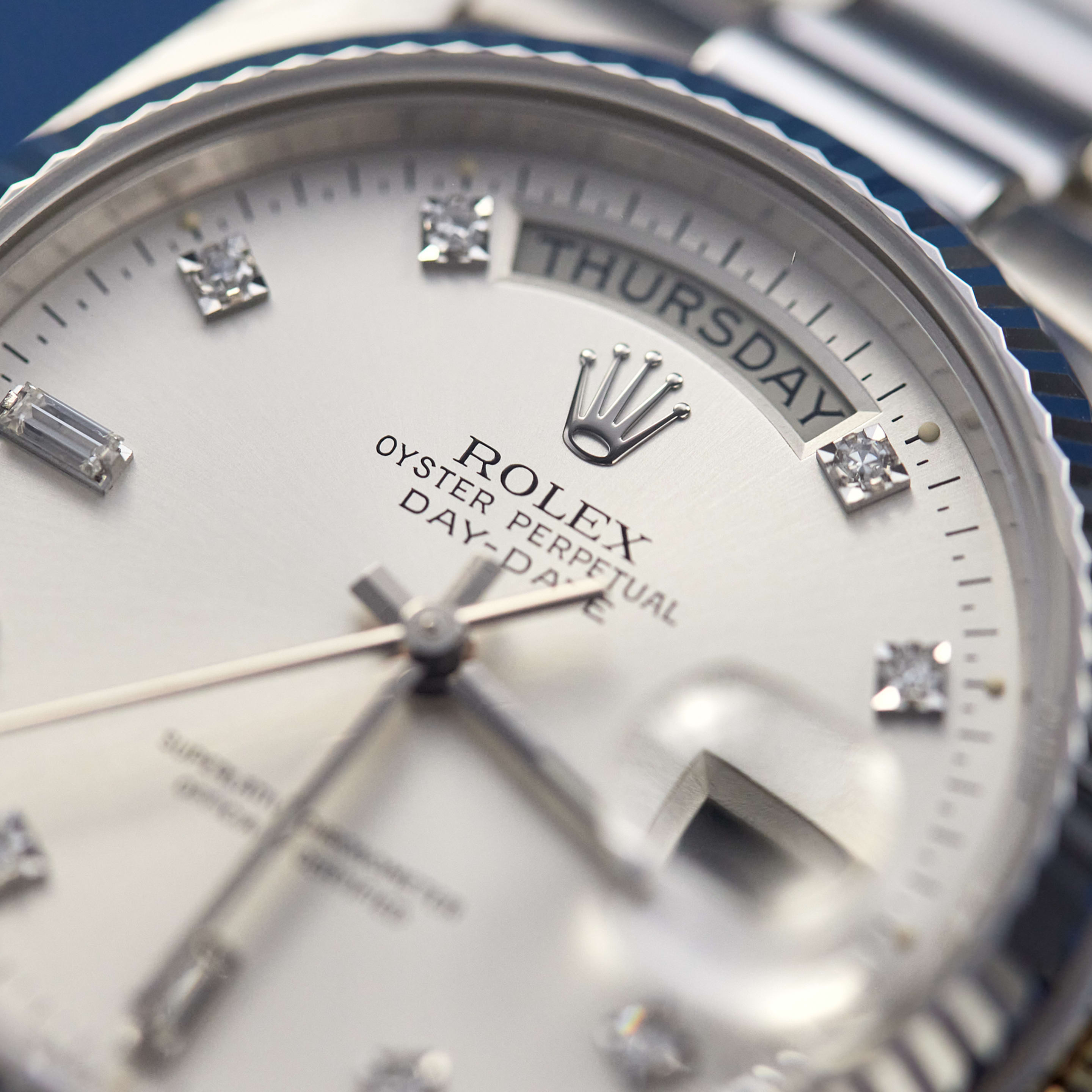 Vintage Day-Date White Gold Silver Dial 36mm Product Image