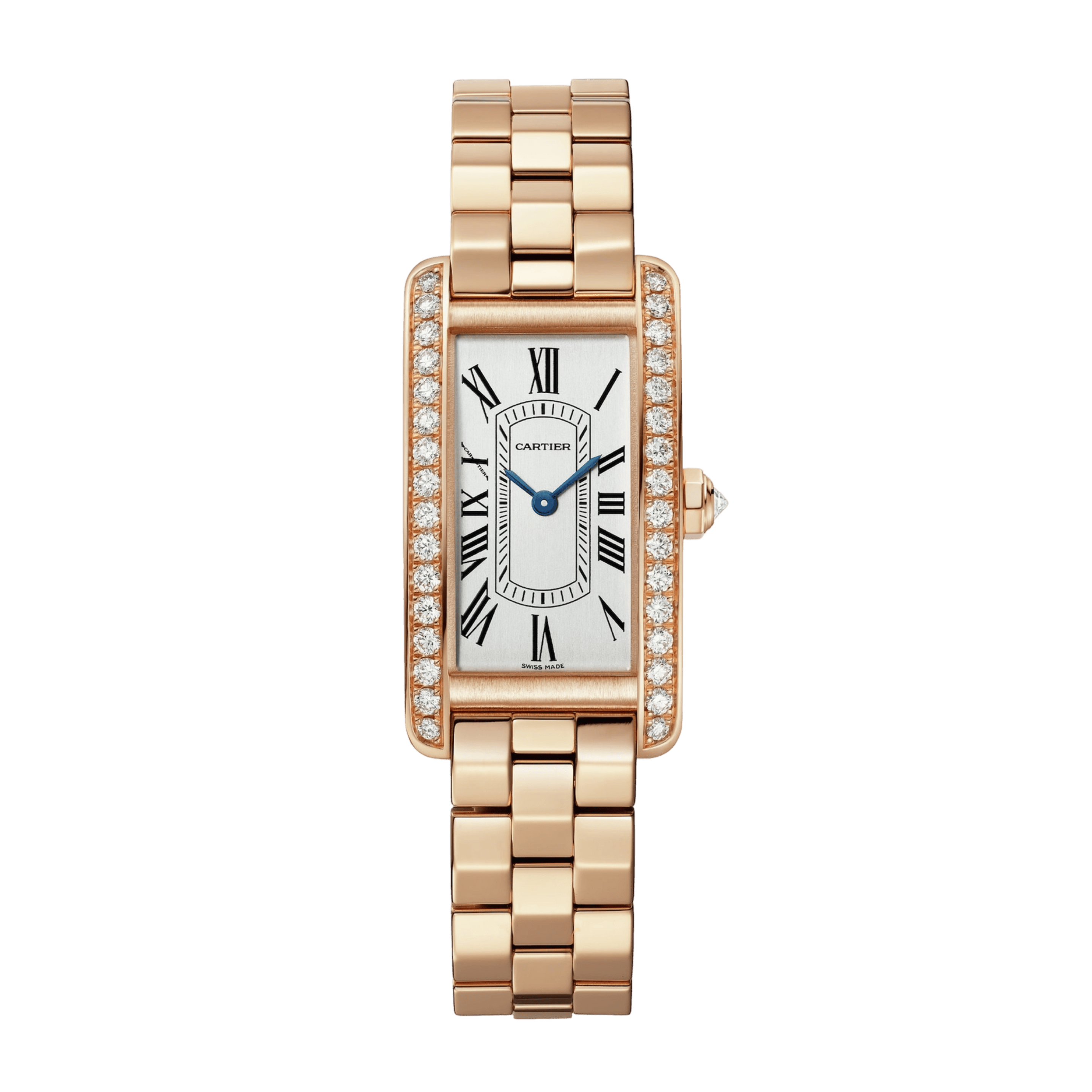Tank Americaine Rose Gold Diamond Silver Dial 19mm Product Image