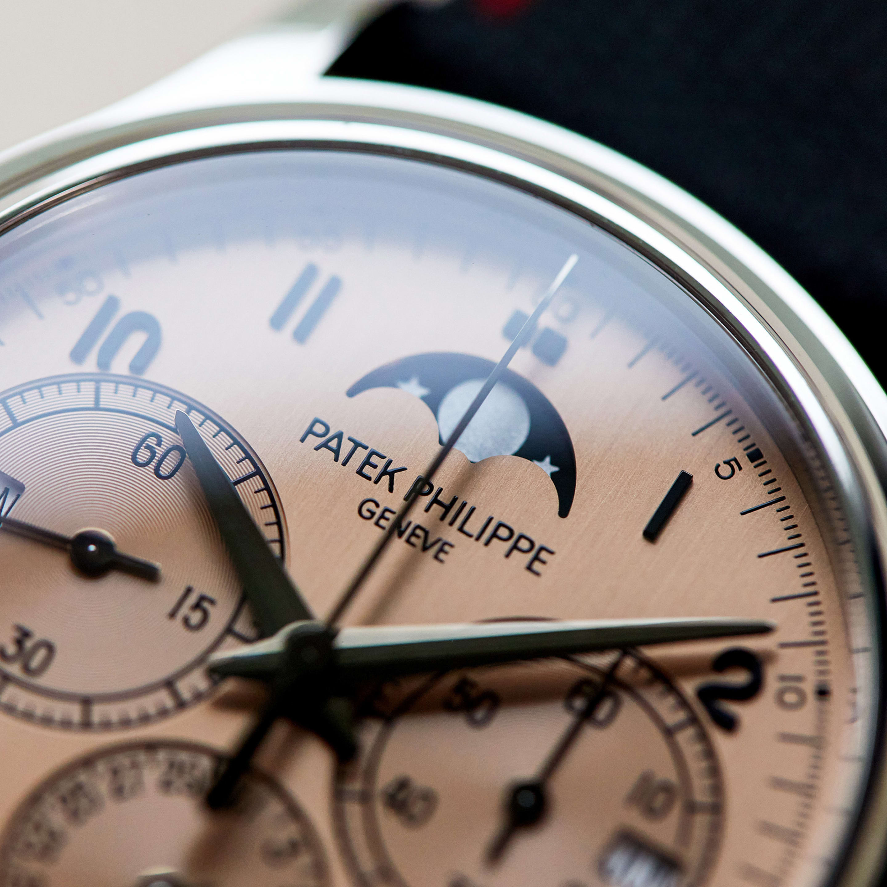 Perpetual Calendar Split-Second Monopusher Chronograph Platinum Salmon Dial 38mm Product Image