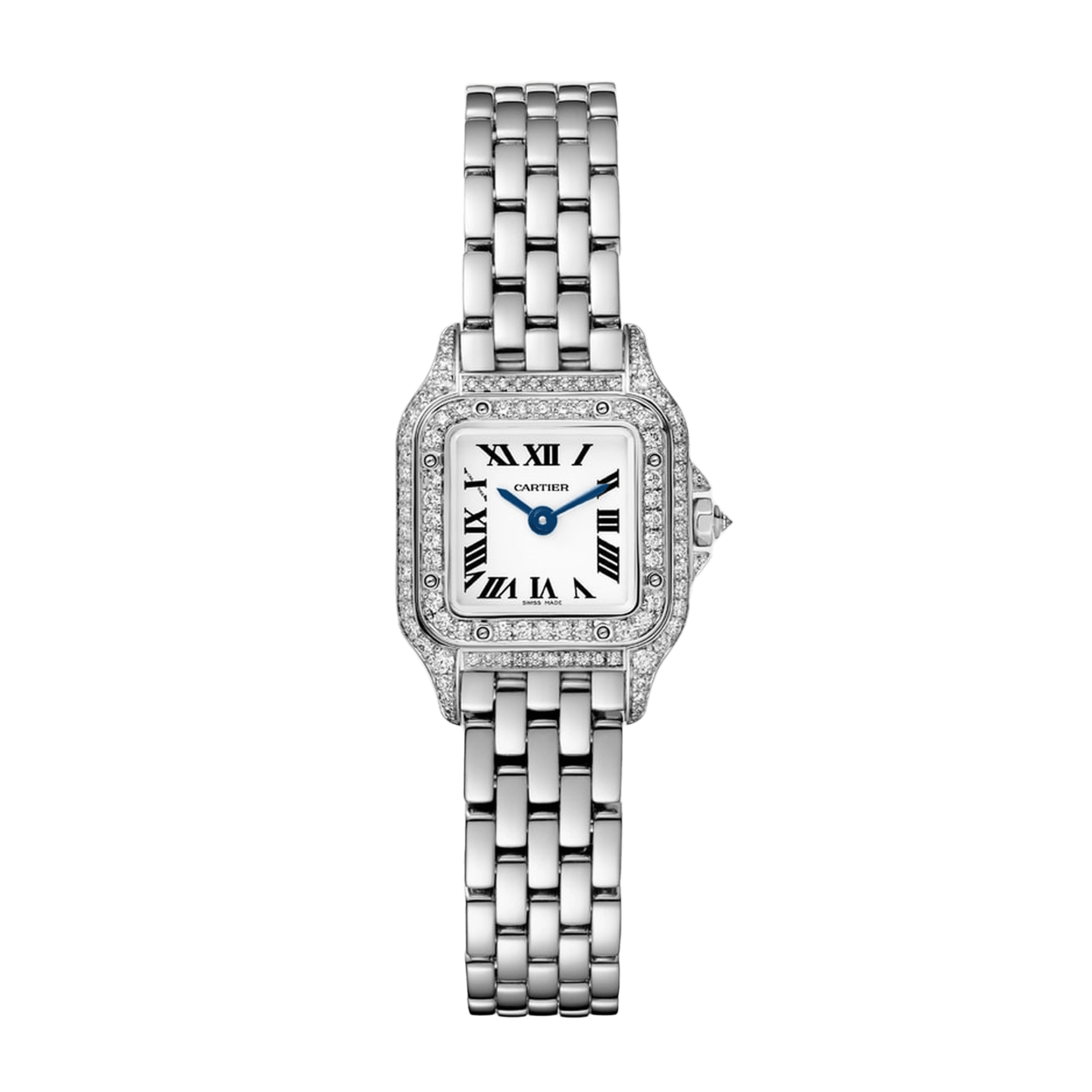 Panthère de Cartier White Gold Diamond Silver Dial 20mm Product Image