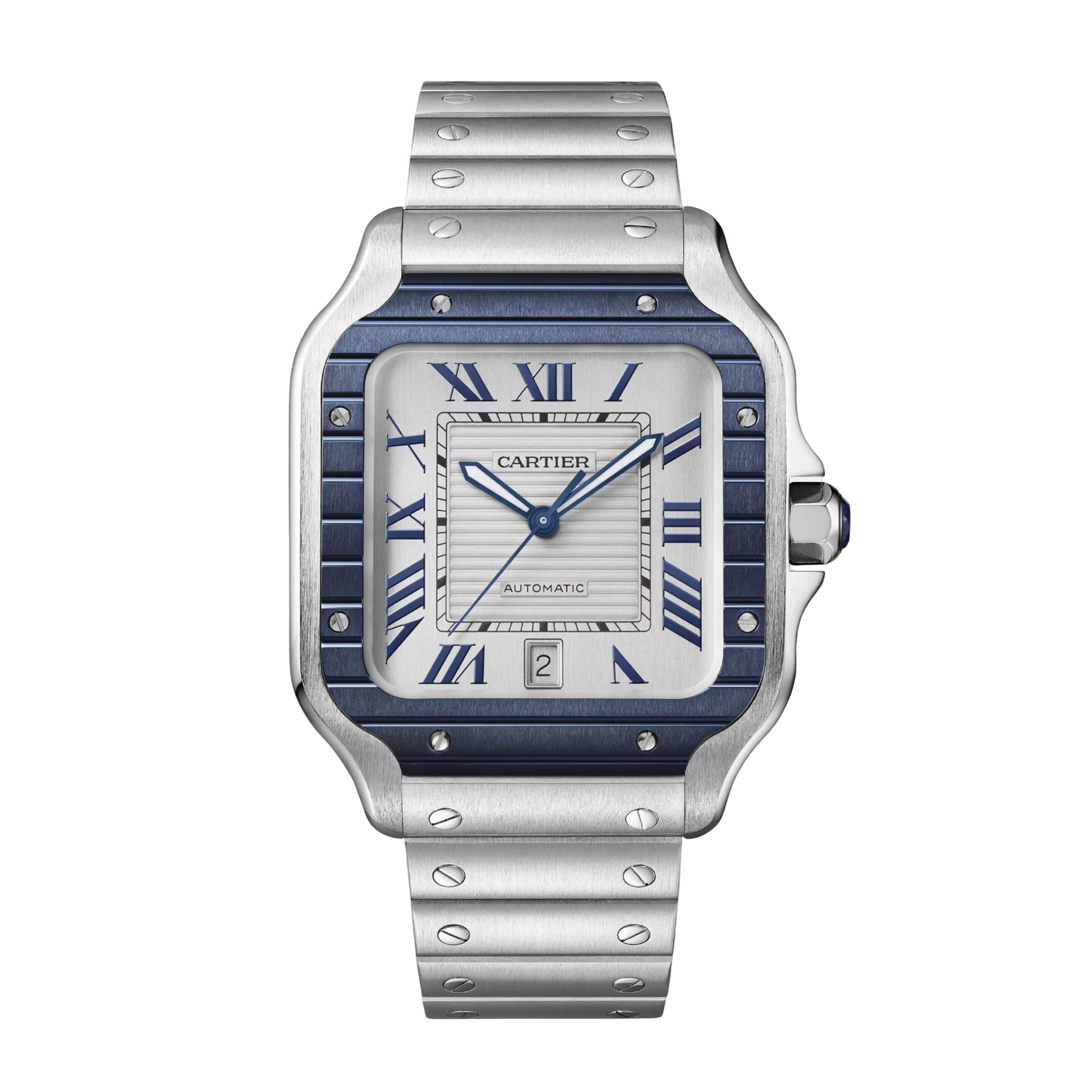 Santos de Cartier Steel Grey Dial 25mm Product Image