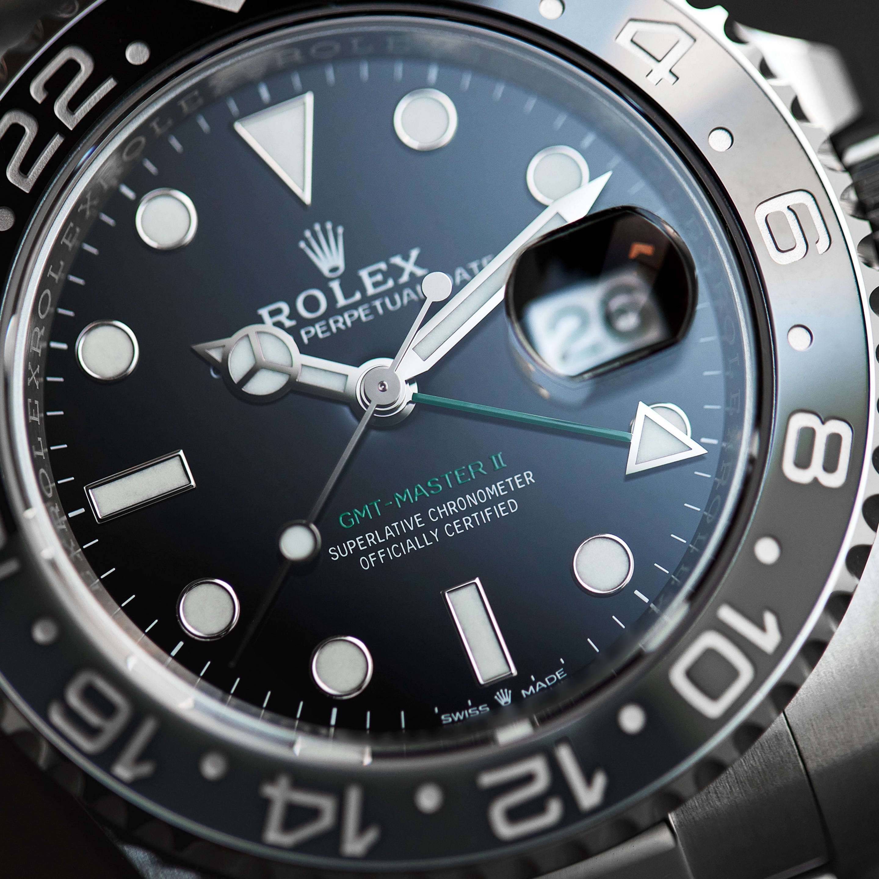 GMT-Master II "Bruce Wayne" Steel Black Dial 40mm Product Image