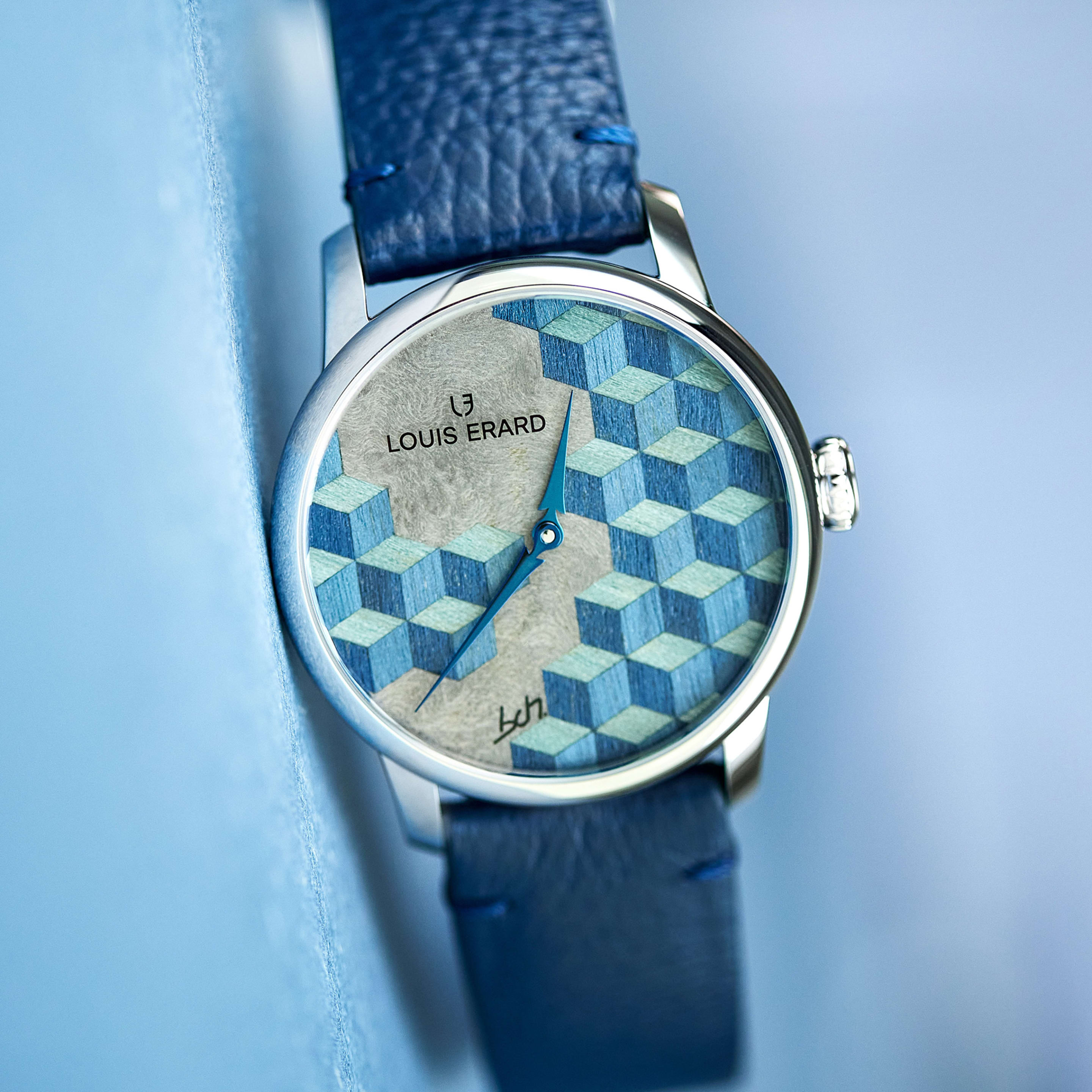 Excellence Marquetrie Limited Edition Steel Blue Dial 42mm  Product Image