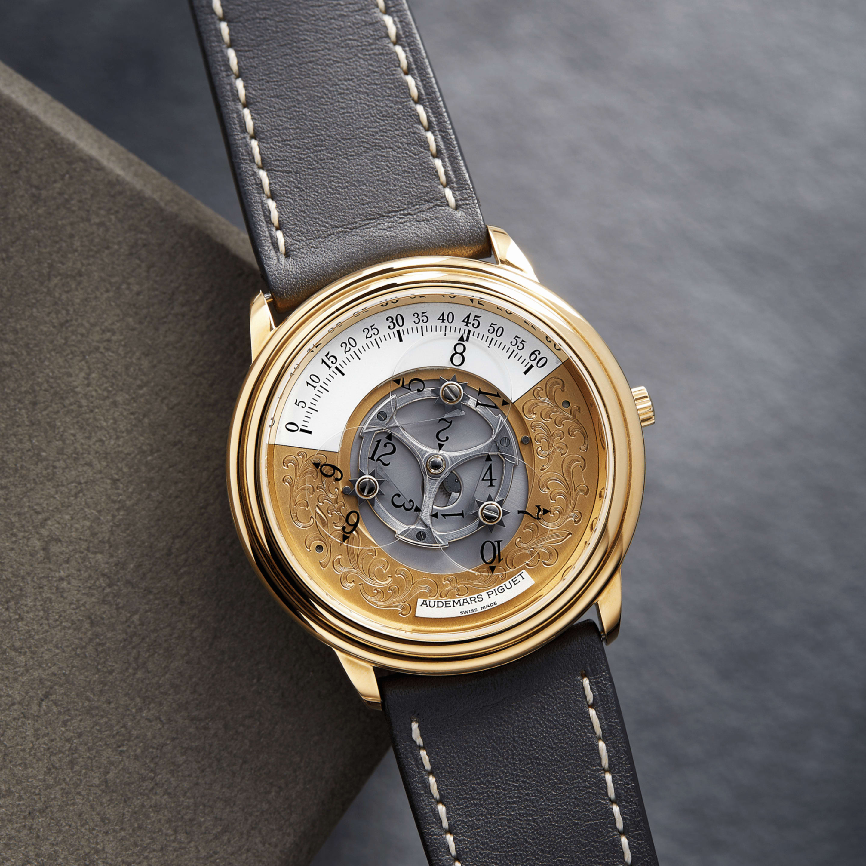 Audemars Piguet Star Wheel Yellow Gold Gold Dial 36mm 25720BA
