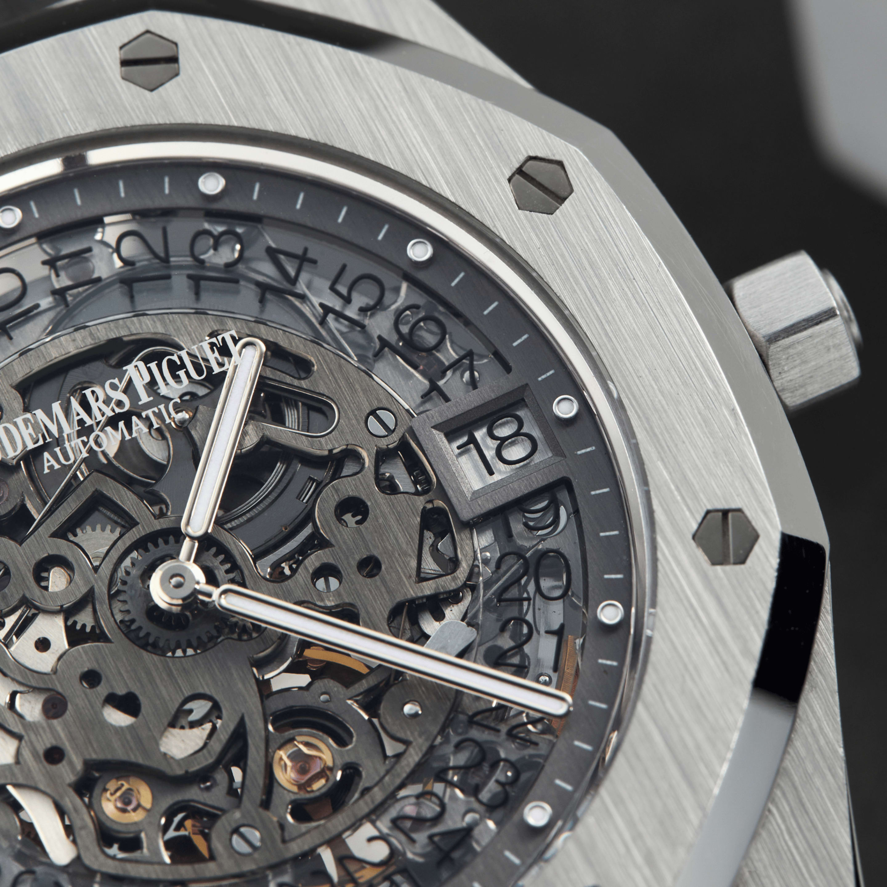 Royal Oak Extra-Thin 40th Anniversary Platinum Openworked 39mm Product Image