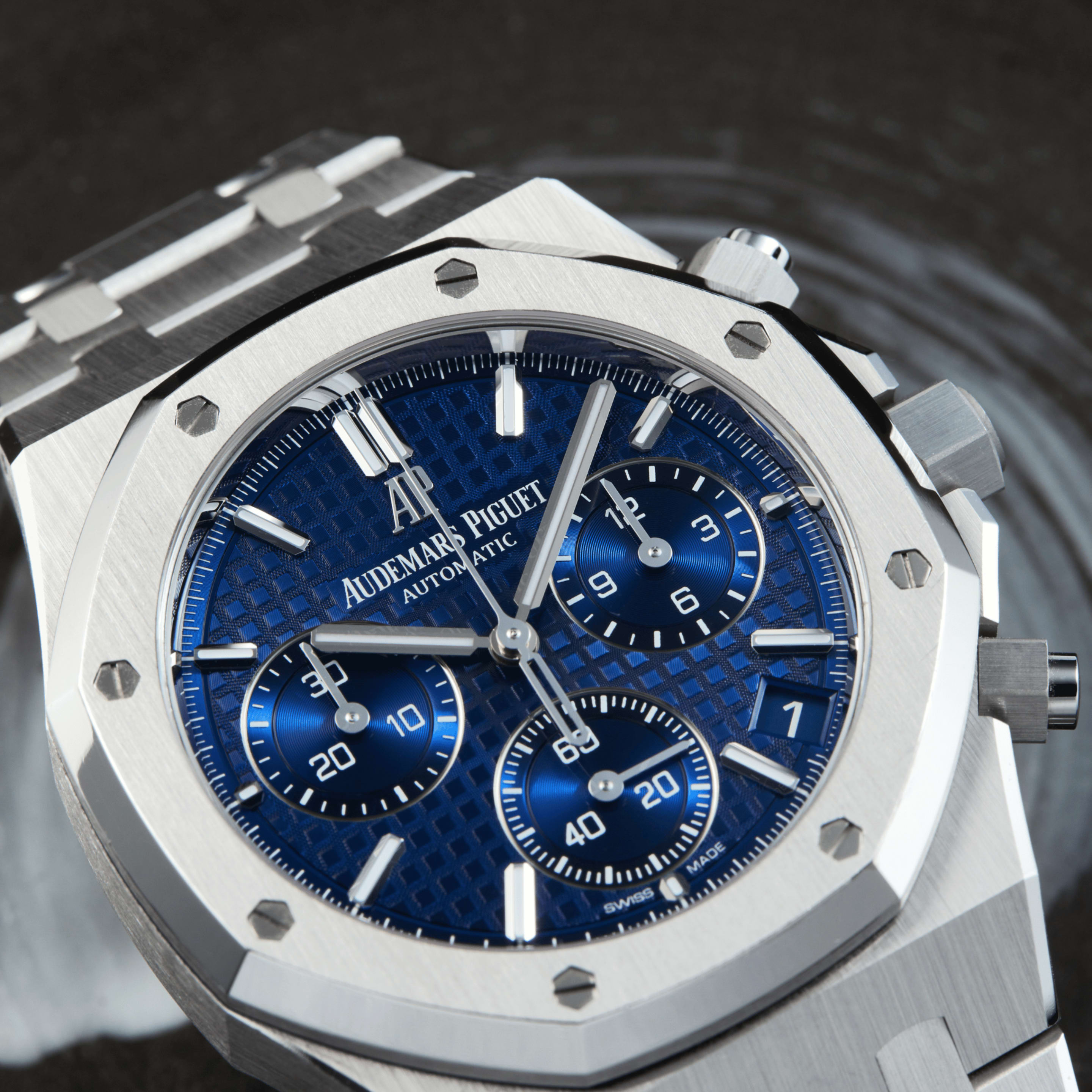 Royal Oak Chronograph White Gold Blue Dial 41mm Product Image