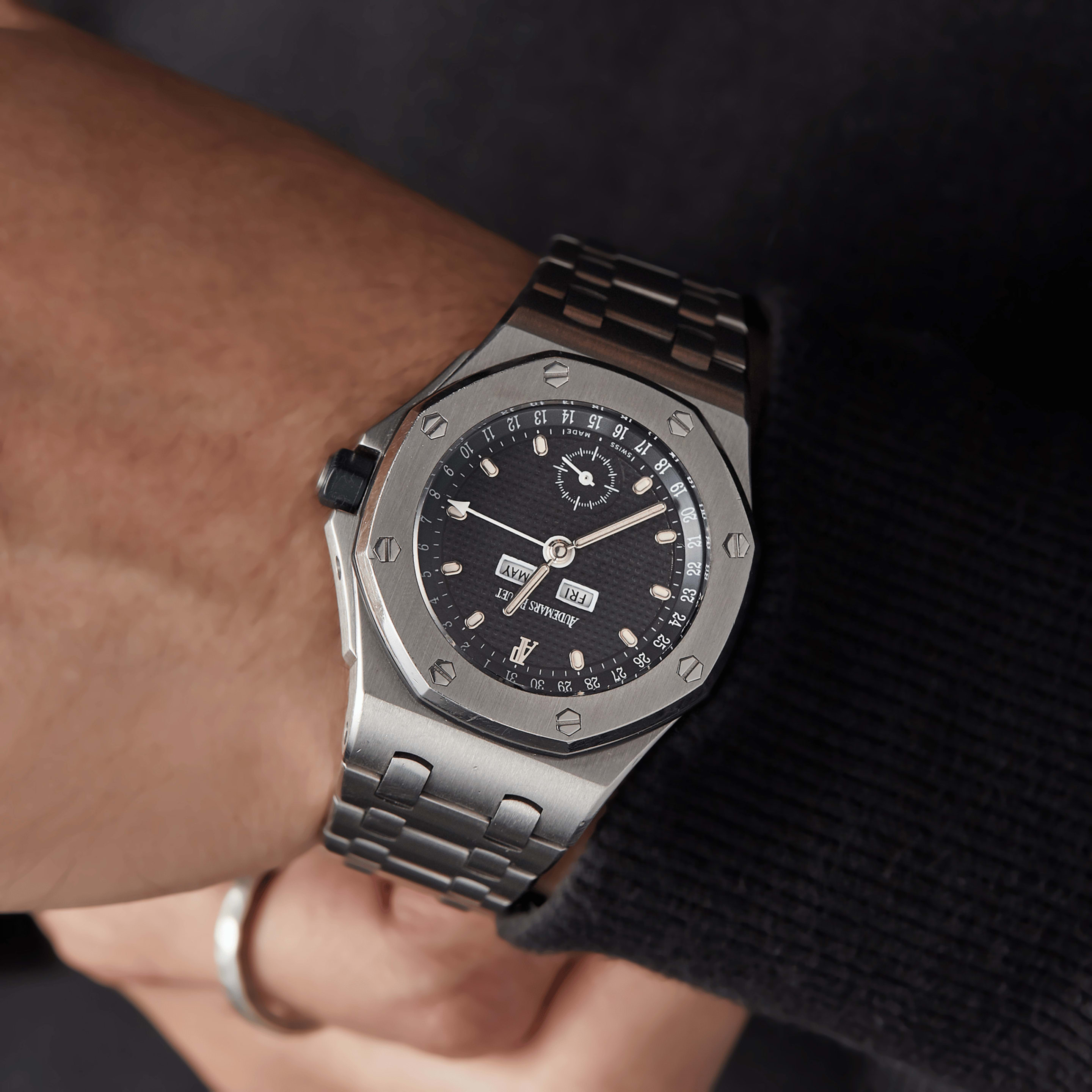 Royal Oak Offshore Triple Calendar Steel Black Dial 38mm Product Image