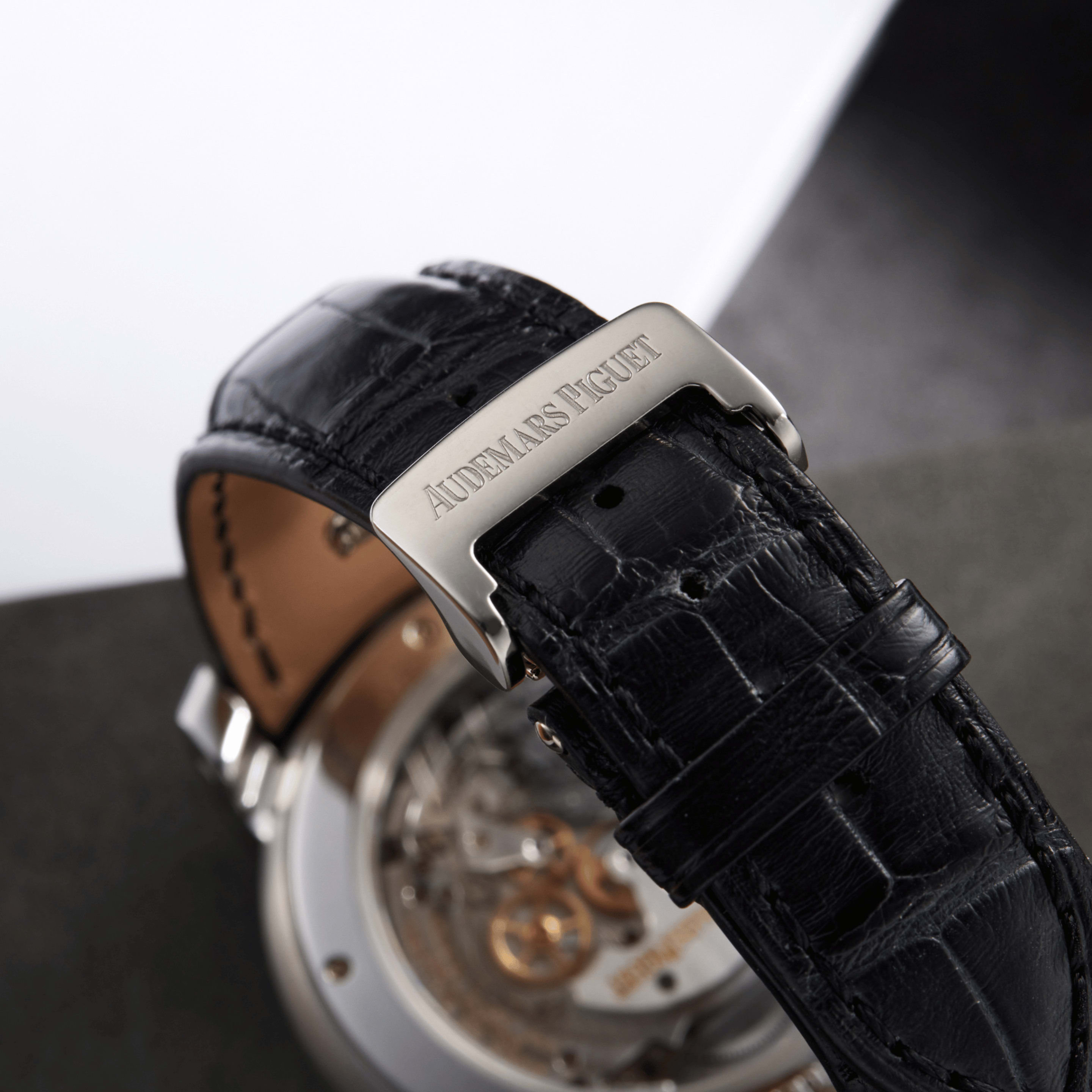 Jules Audemars Tourbillon Chronograph White Gold Silver Dial 43mm Product Image